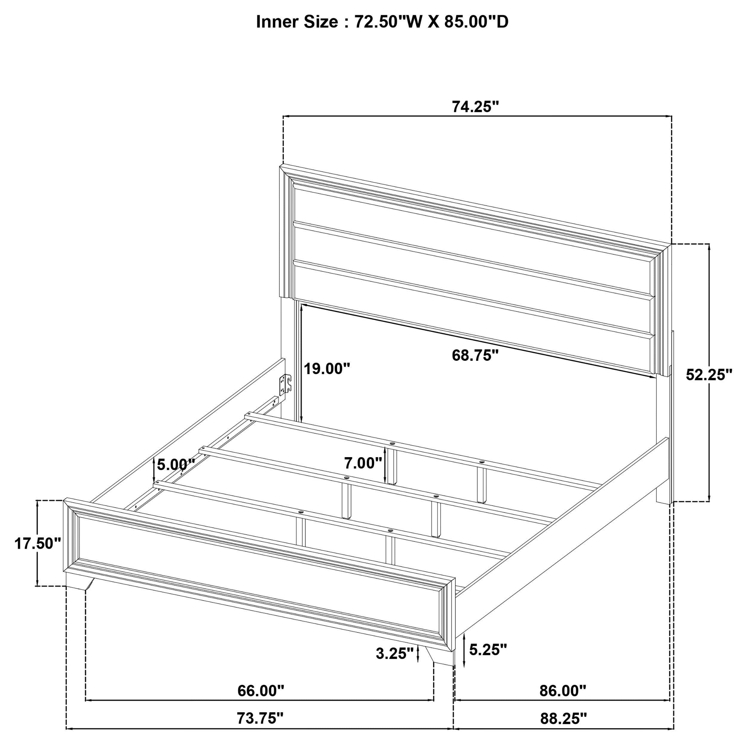 Wright Bedroom Set - Romeo & Juliet Furniture (Warren,MI)