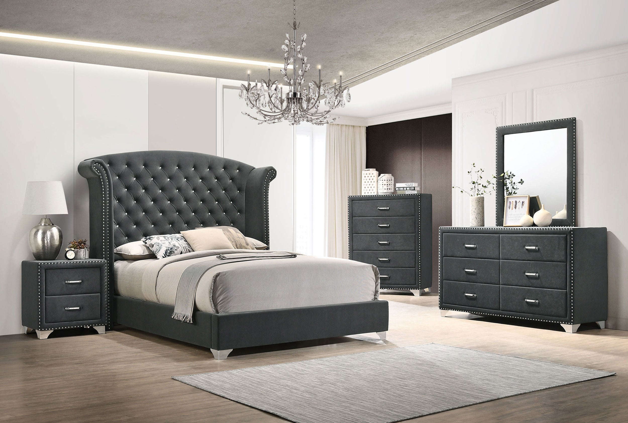 Melody Bedroom Set - Romeo & Juliet Furniture (Warren,MI)