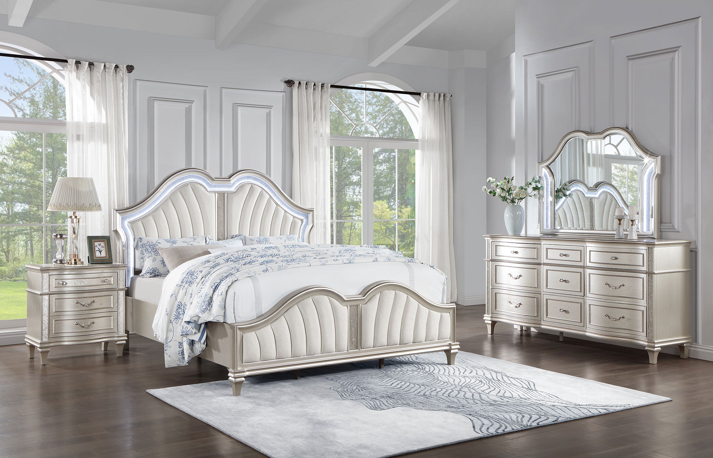 Evangeline Bedroom Set - Romeo & Juliet Furniture (Warren,MI)