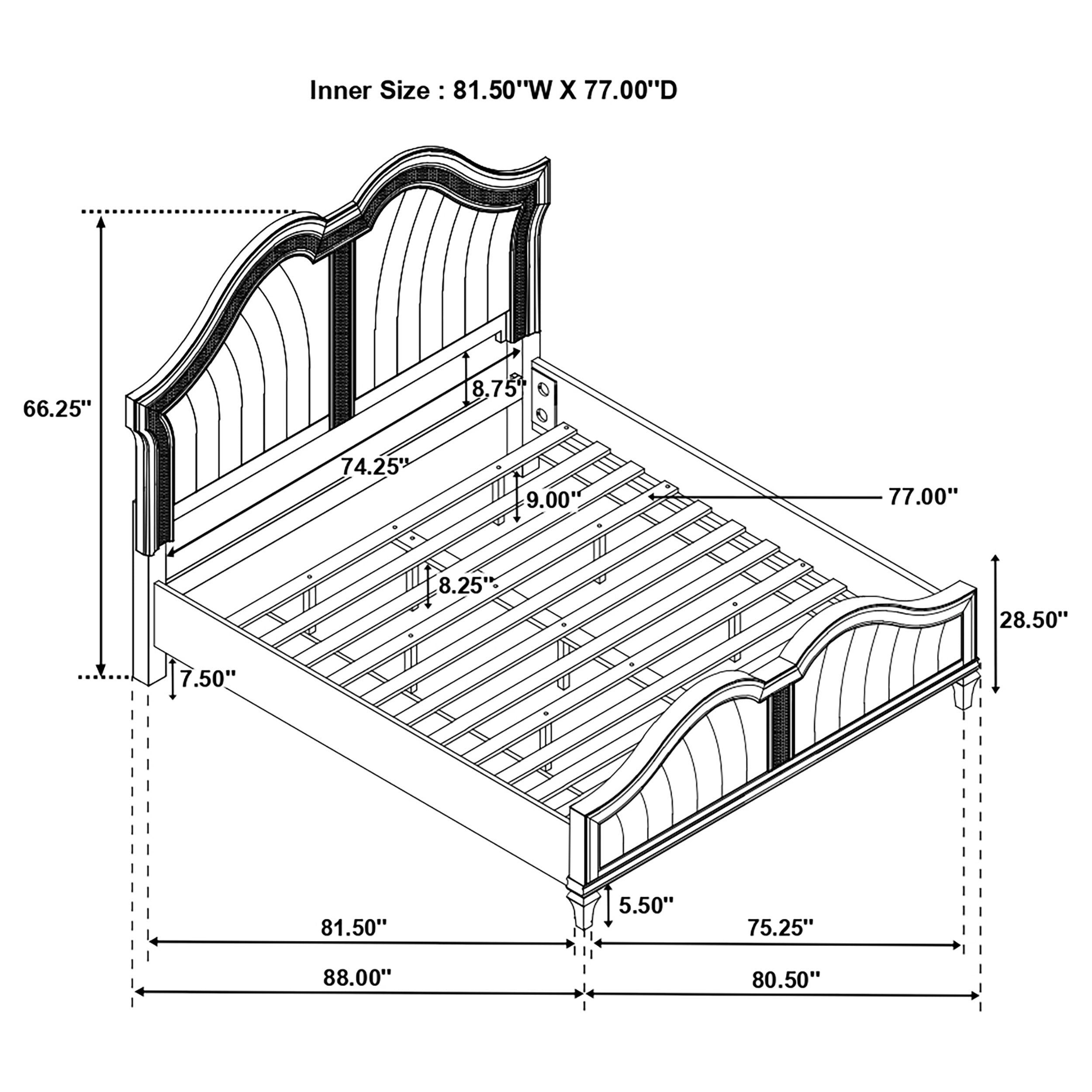 Evangeline Bedroom Set - Romeo & Juliet Furniture (Warren,MI)