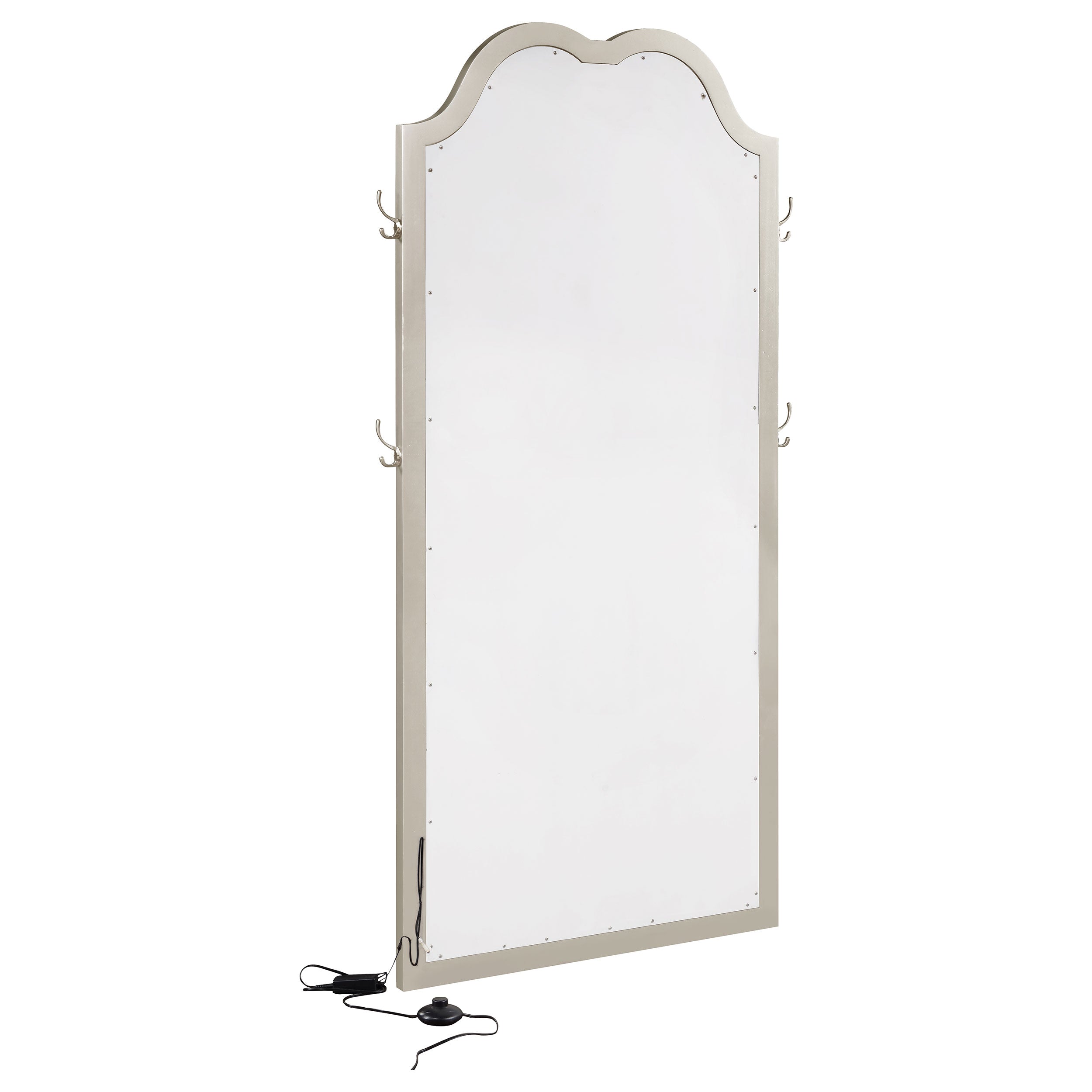 Evangeline Floor Mirror with LED Lighting - Romeo & Juliet Furniture (Warren,MI)