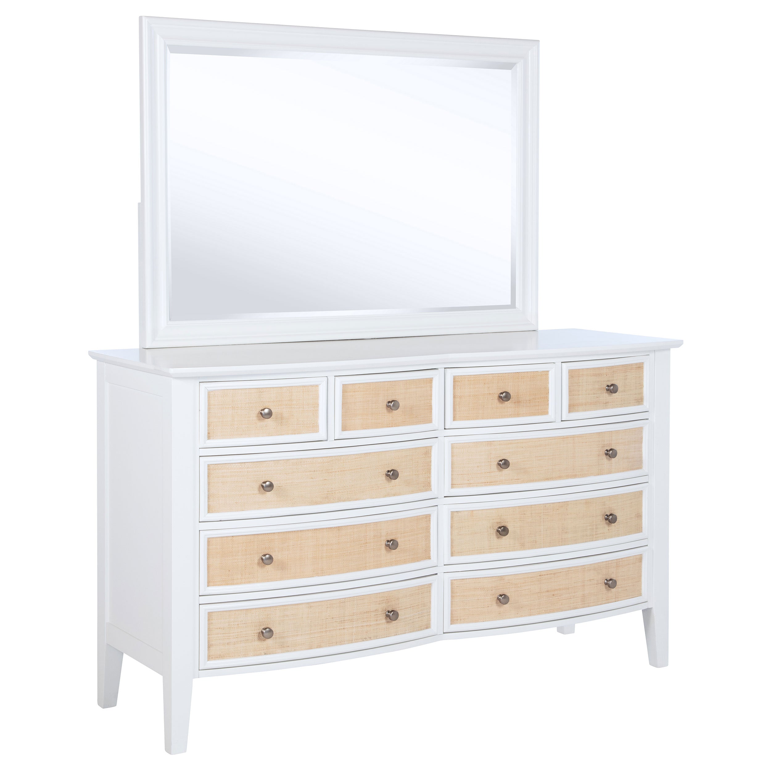 Bexhill Dresser with Mirror - Romeo & Juliet Furniture (Warren,MI)