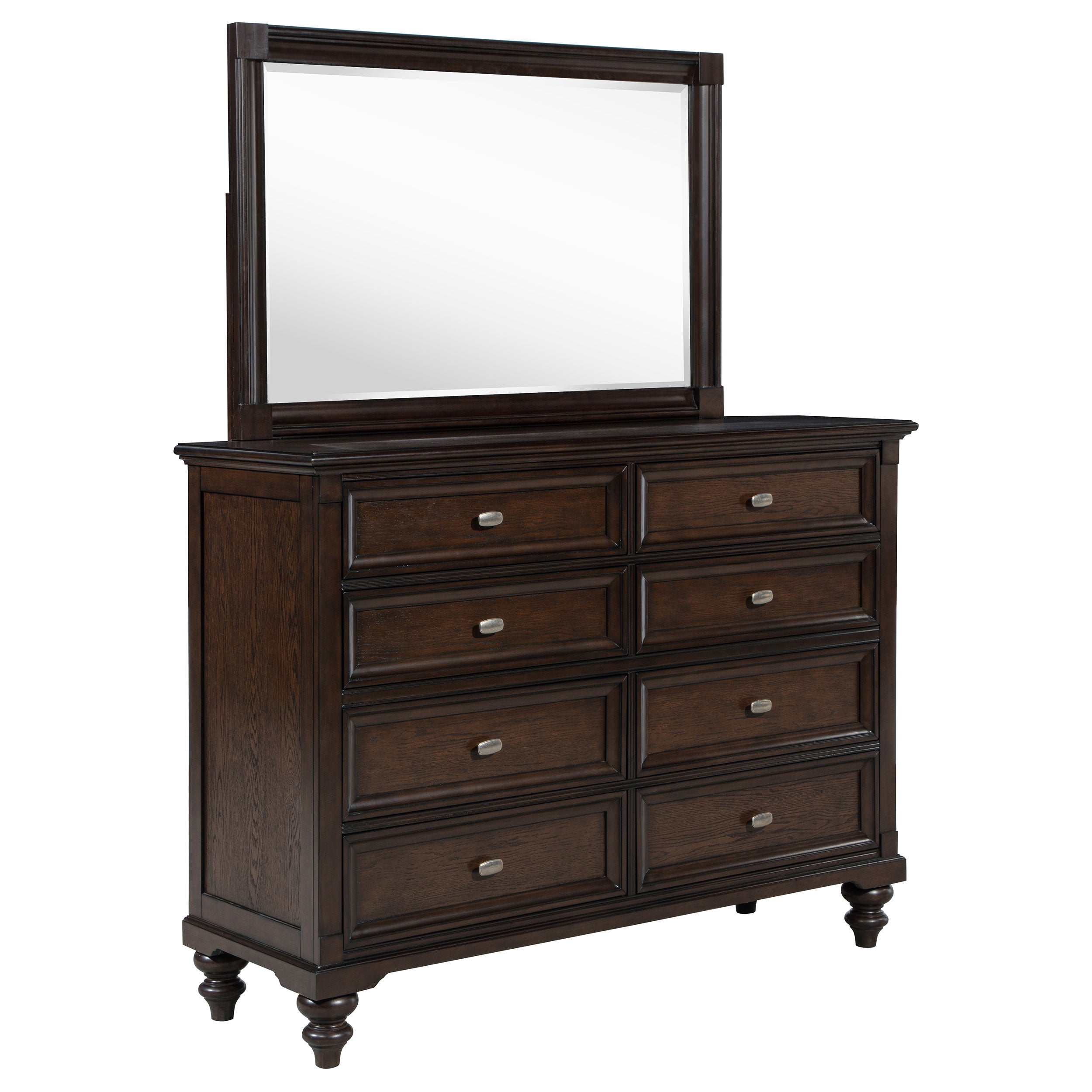 Andover Dresser with Mirror - Romeo & Juliet Furniture (Warren,MI)