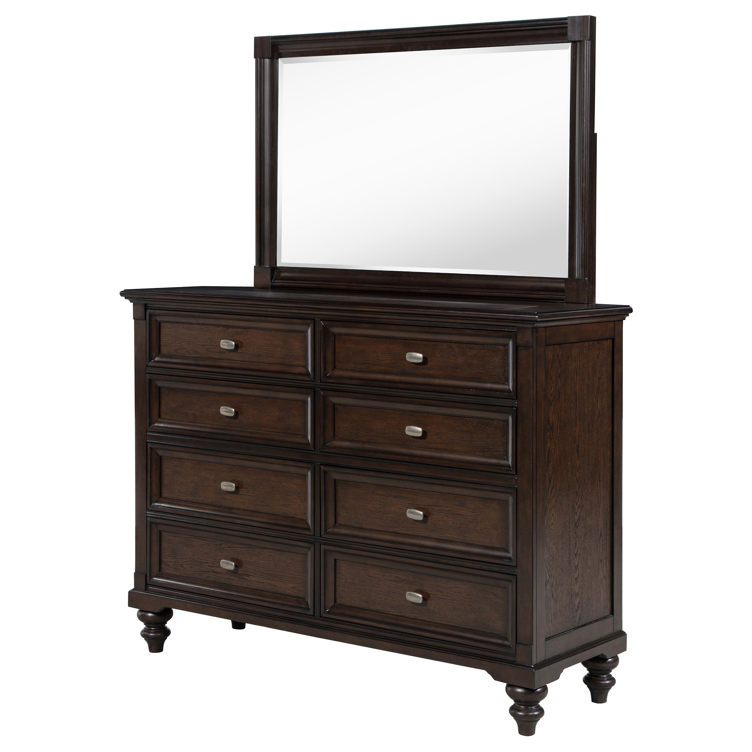 Andover Dresser with Mirror - Romeo & Juliet Furniture (Warren,MI)