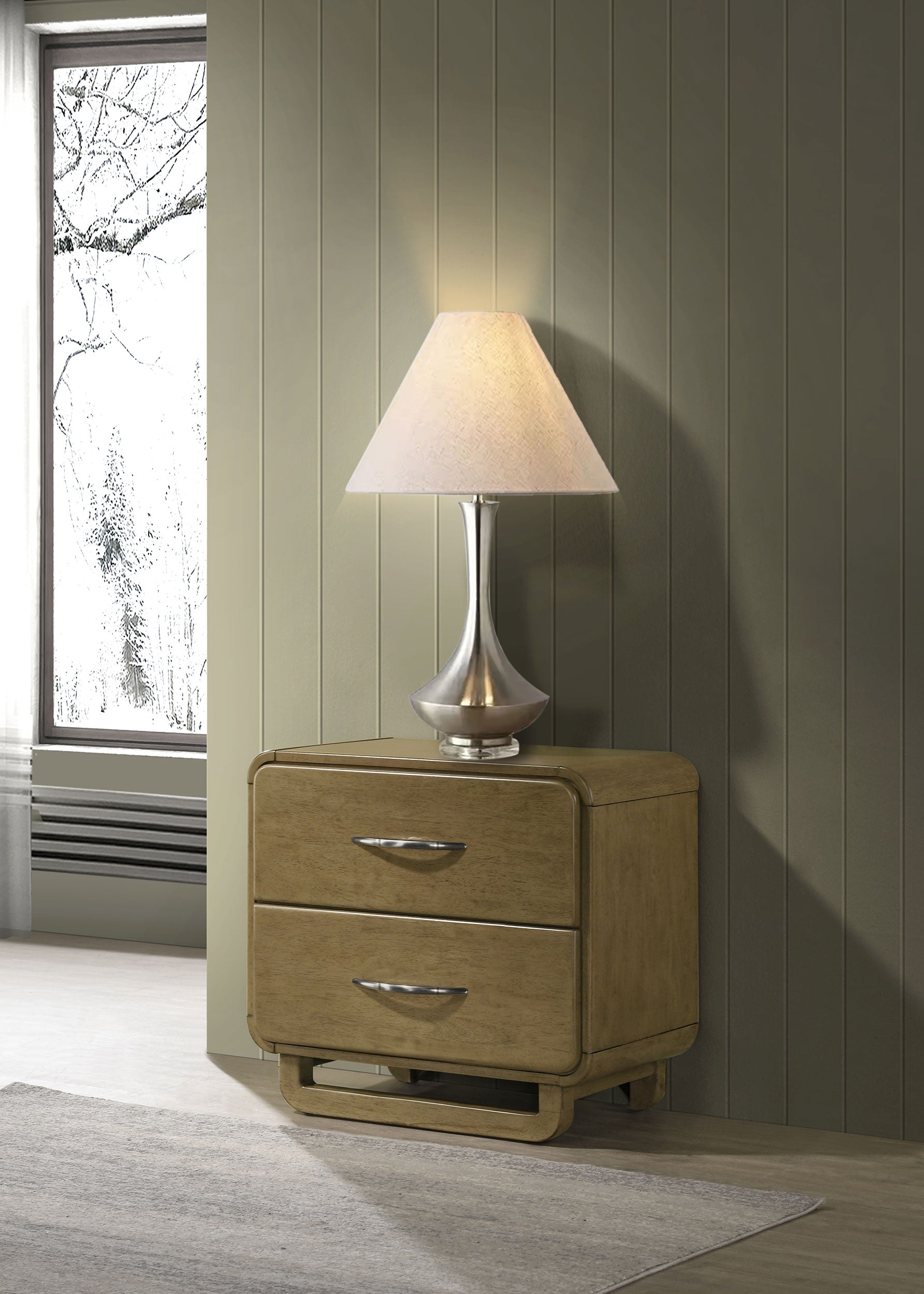 Amsbury Nightstand - Romeo & Juliet Furniture (Warren,MI)