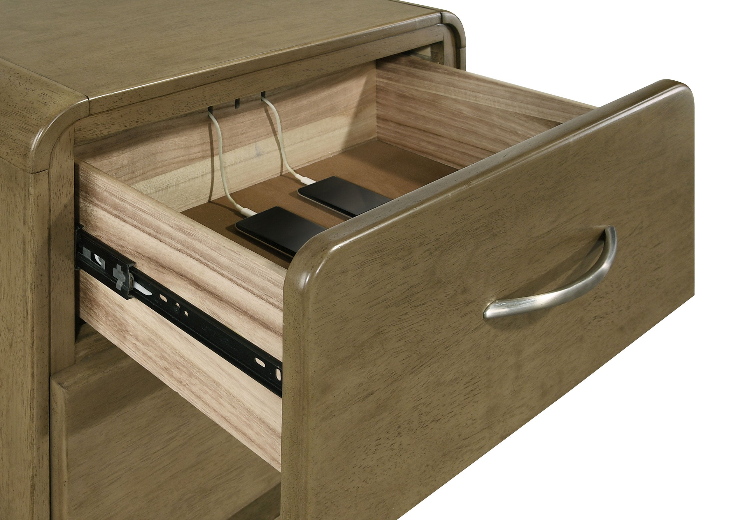 Amsbury Nightstand - Romeo & Juliet Furniture (Warren,MI)