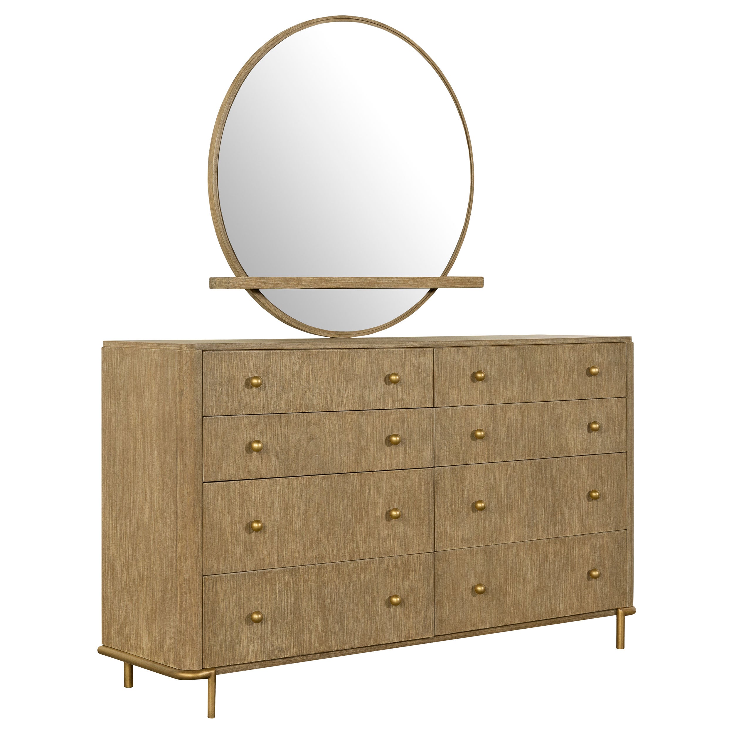 Arini Dresser with Mirror - Romeo & Juliet Furniture (Warren,MI)