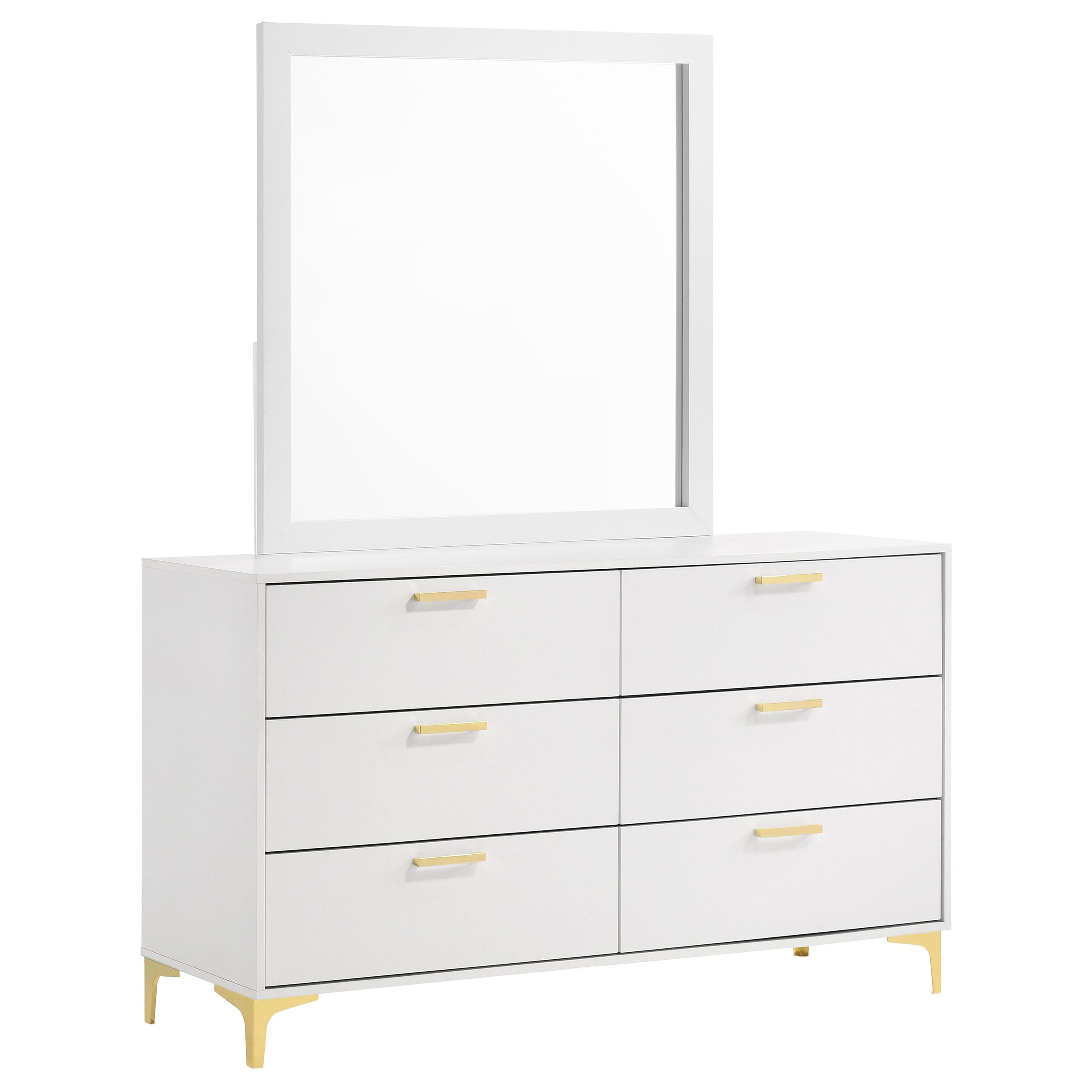 Kendall Dresser with Mirror - Romeo & Juliet Furniture (Warren,MI)