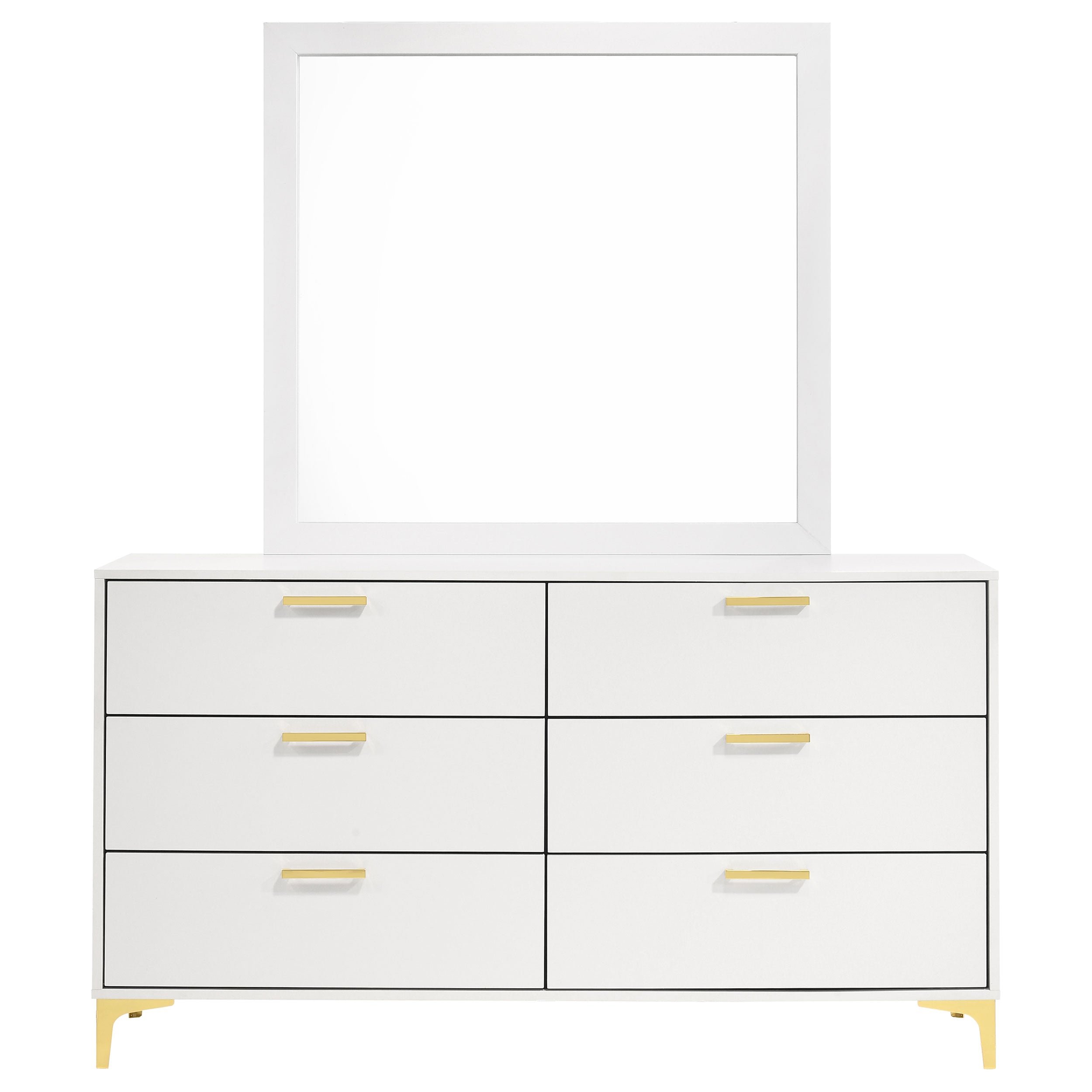 Kendall Dresser with Mirror - Romeo & Juliet Furniture (Warren,MI)