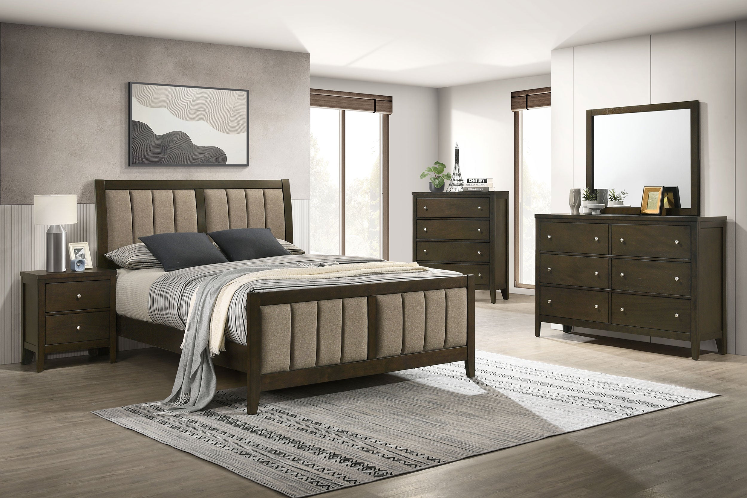 Wilkes Panel Bed - Romeo & Juliet Furniture (Warren,MI)