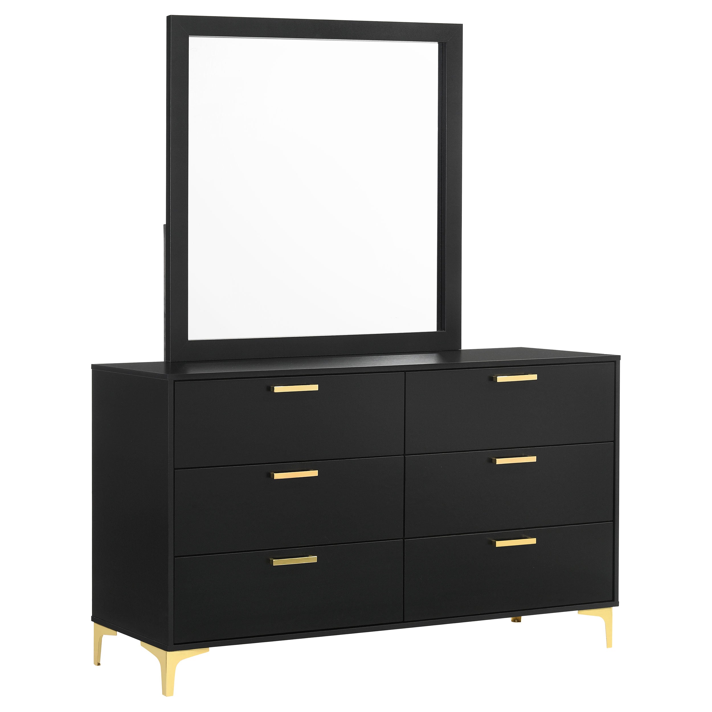 Kendall Dresser with Mirror - Romeo & Juliet Furniture (Warren,MI)