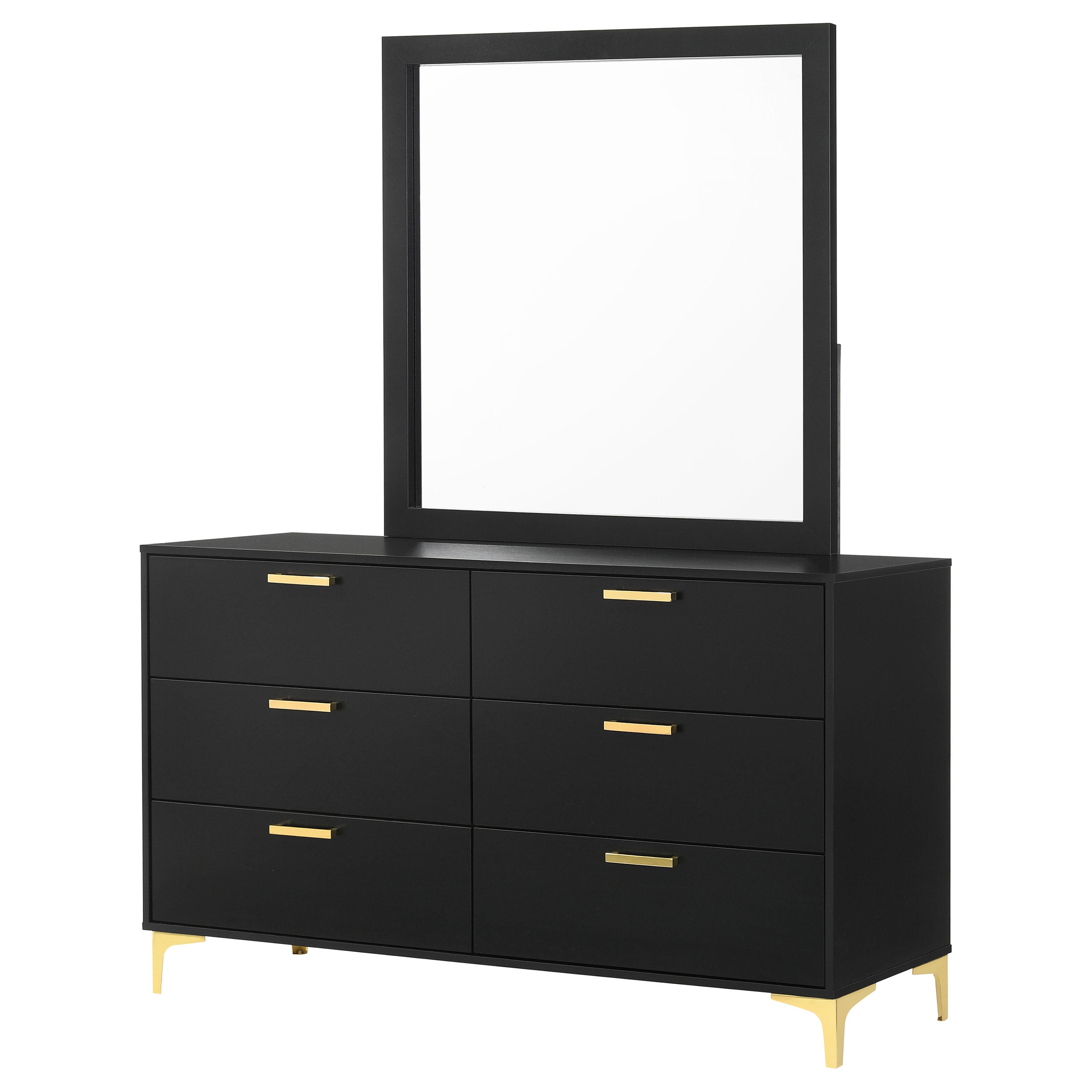 Kendall Dresser with Mirror - Romeo & Juliet Furniture (Warren,MI)