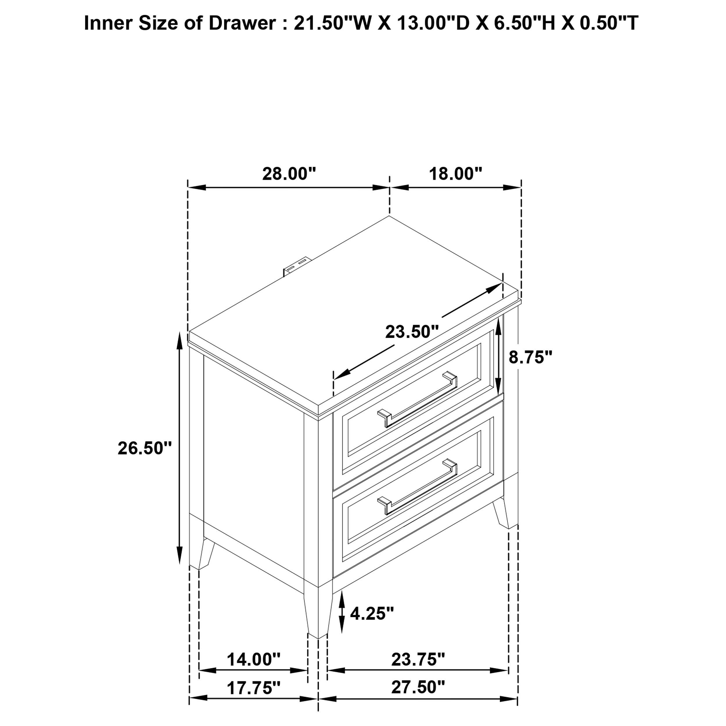 Marielle Bedroom Set - Romeo & Juliet Furniture (Warren,MI)