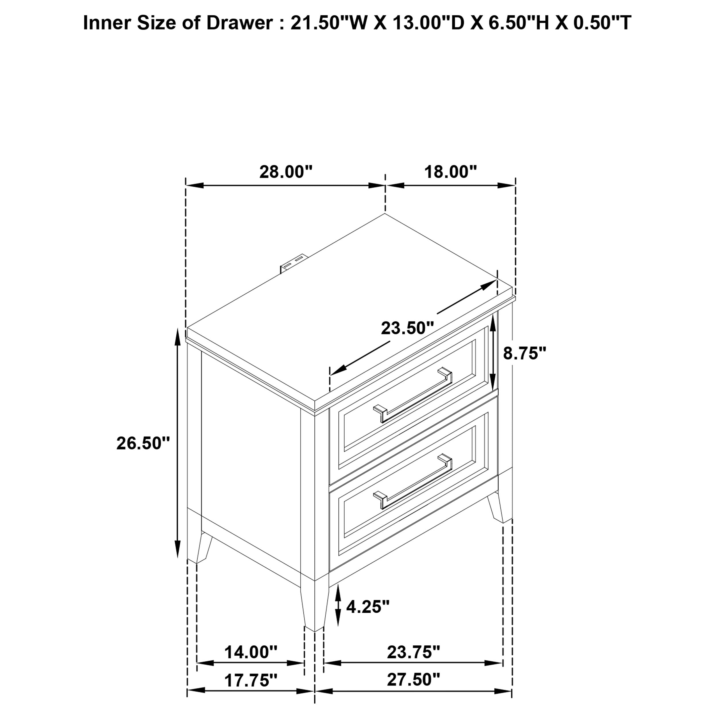 Marielle Bedroom Set - Romeo & Juliet Furniture (Warren,MI)