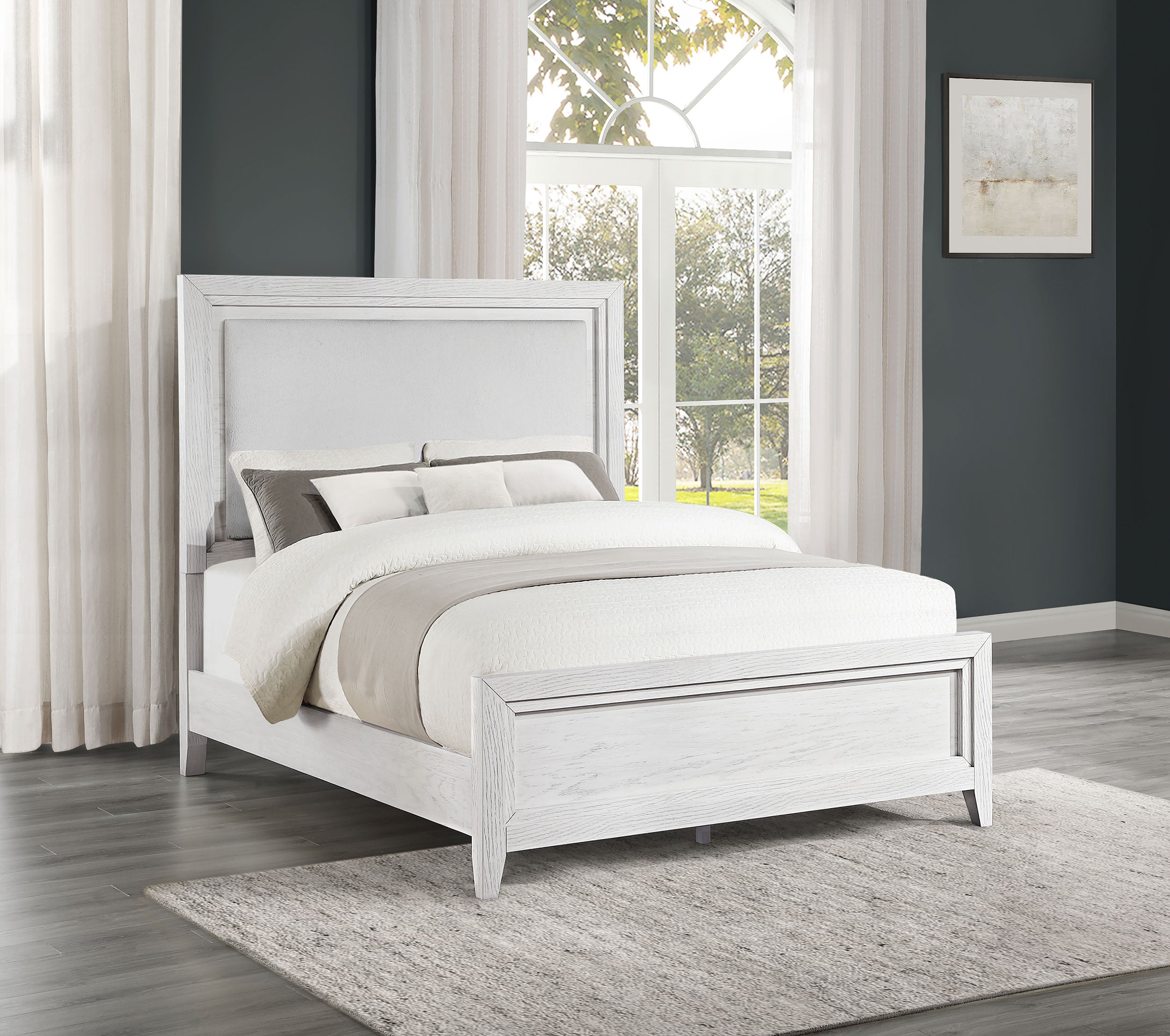 Marielle Panel Bed - Romeo & Juliet Furniture (Warren,MI)