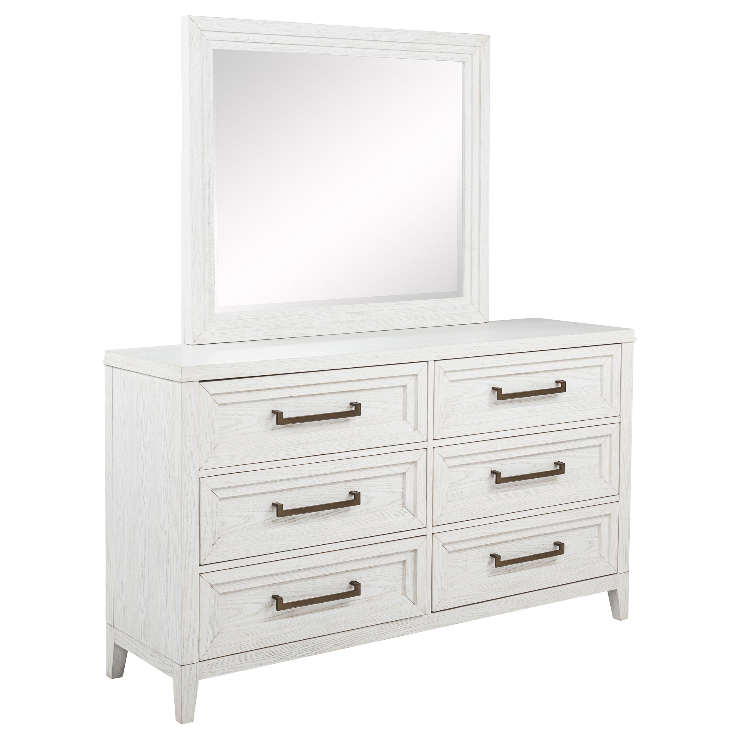 Marielle Dresser with Mirror - Romeo & Juliet Furniture (Warren,MI)