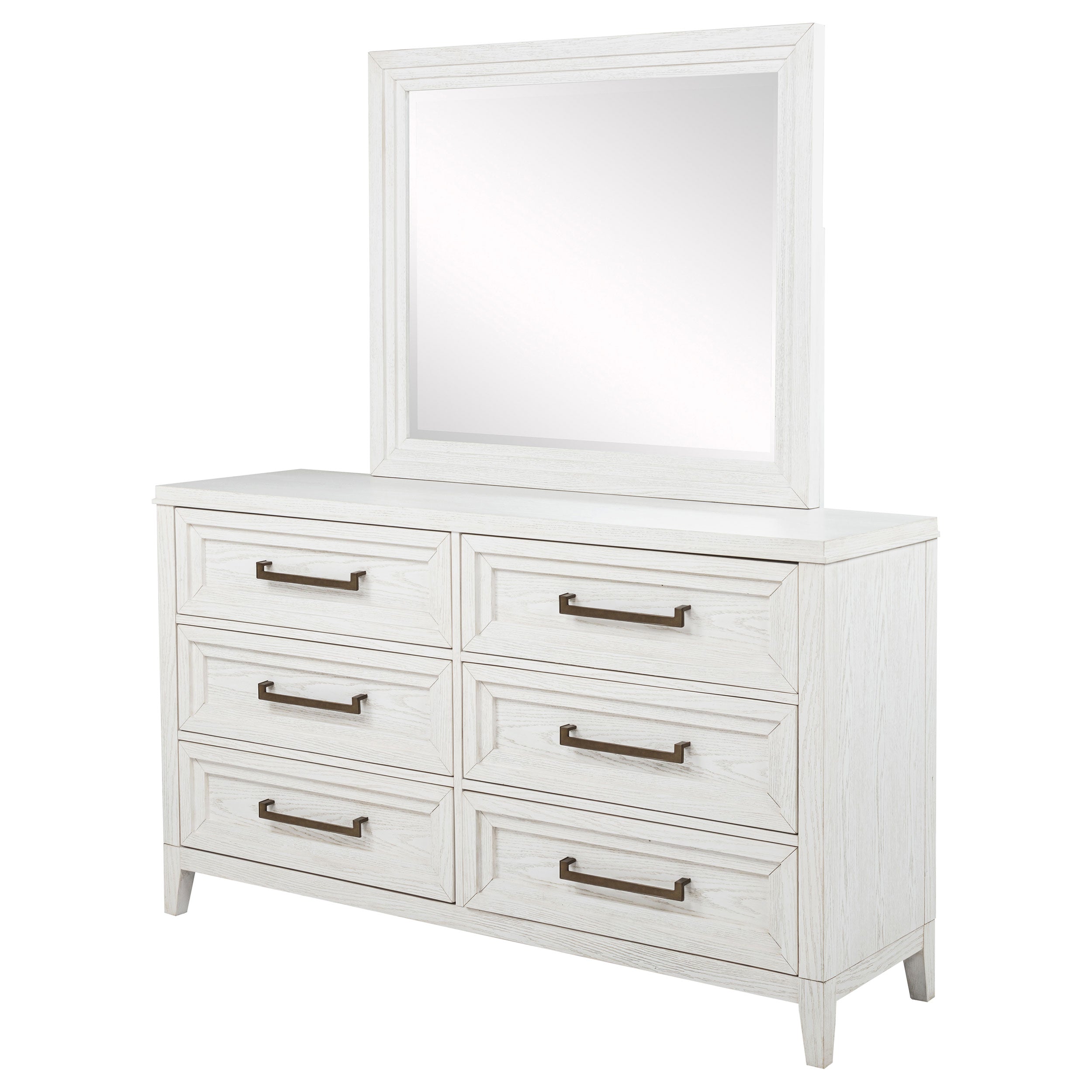 Marielle Dresser with Mirror - Romeo & Juliet Furniture (Warren,MI)