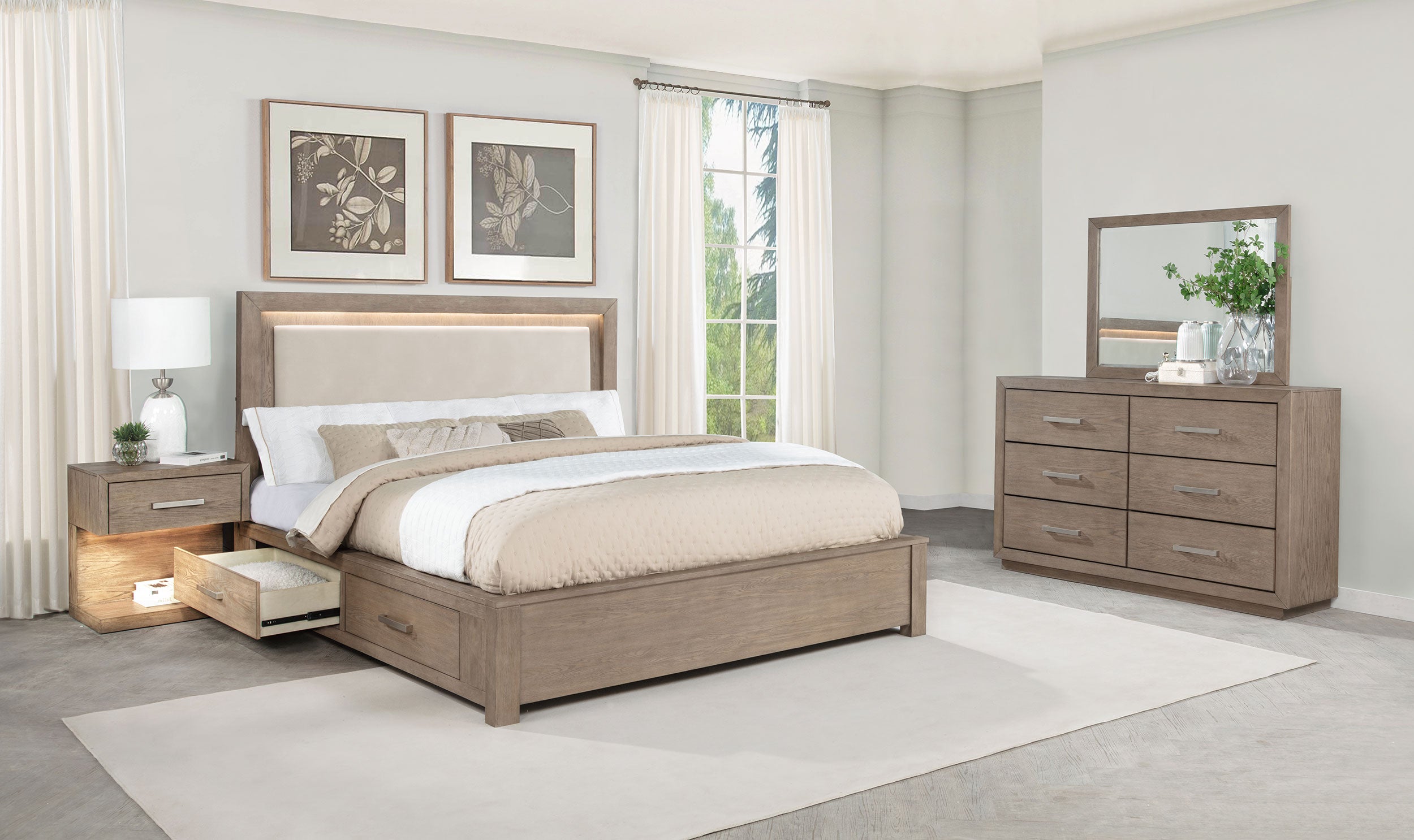 Kenora Bedroom Set - Romeo & Juliet Furniture (Warren,MI)