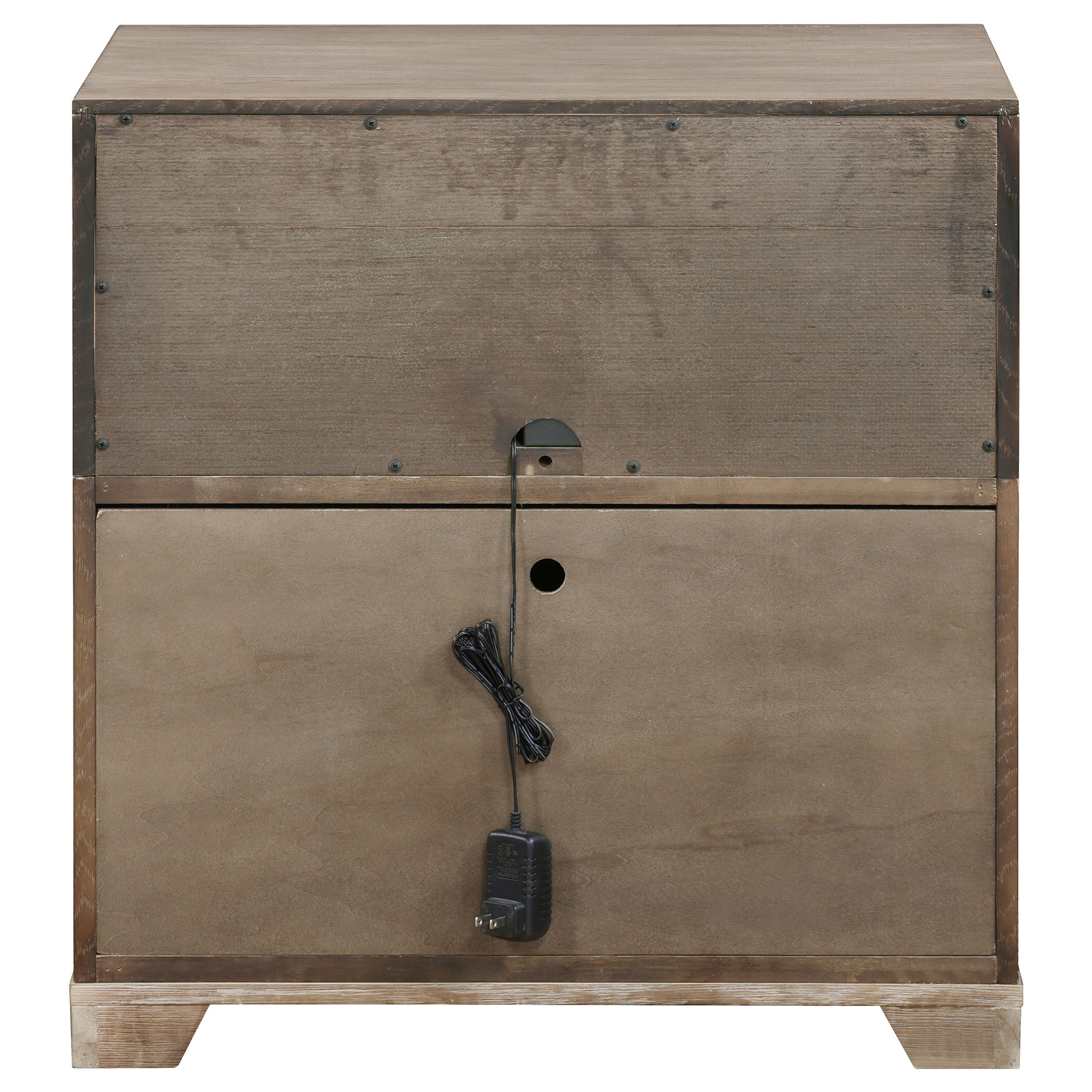 Kenora Nightstand with LED Lighting - Romeo & Juliet Furniture (Warren,MI)