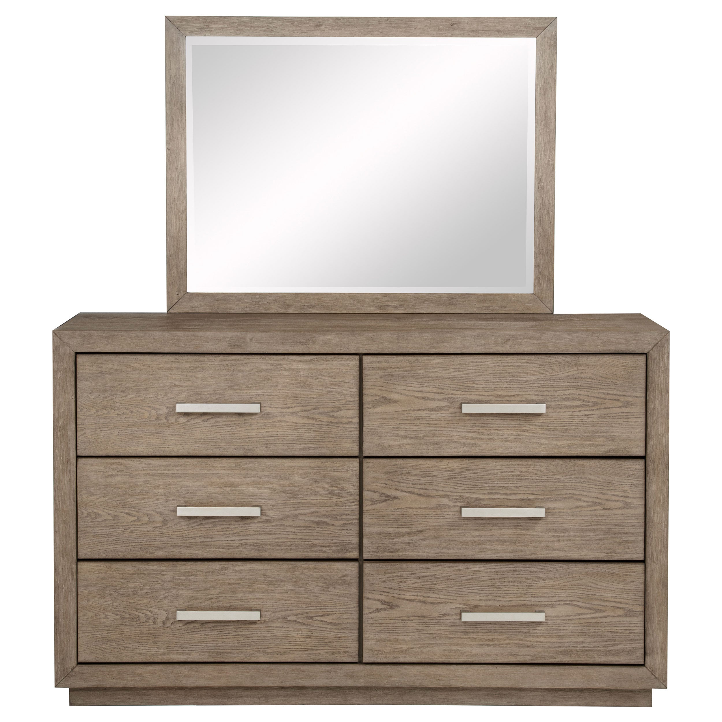 Kenora Dresser with Mirror - Romeo & Juliet Furniture (Warren,MI)