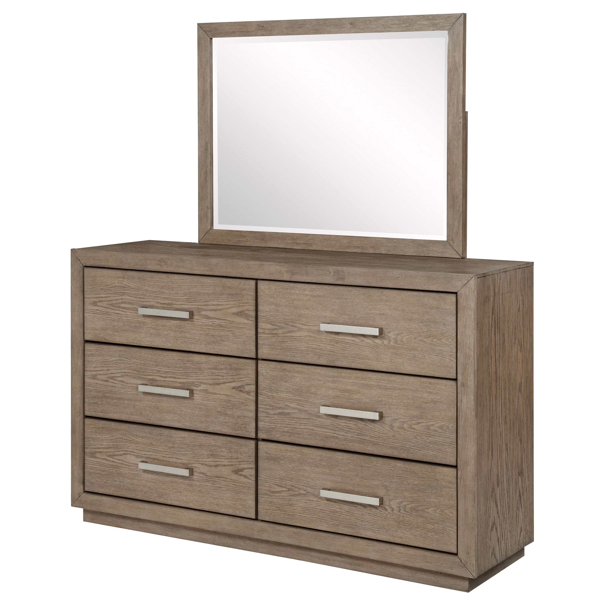 Kenora Dresser with Mirror - Romeo & Juliet Furniture (Warren,MI)