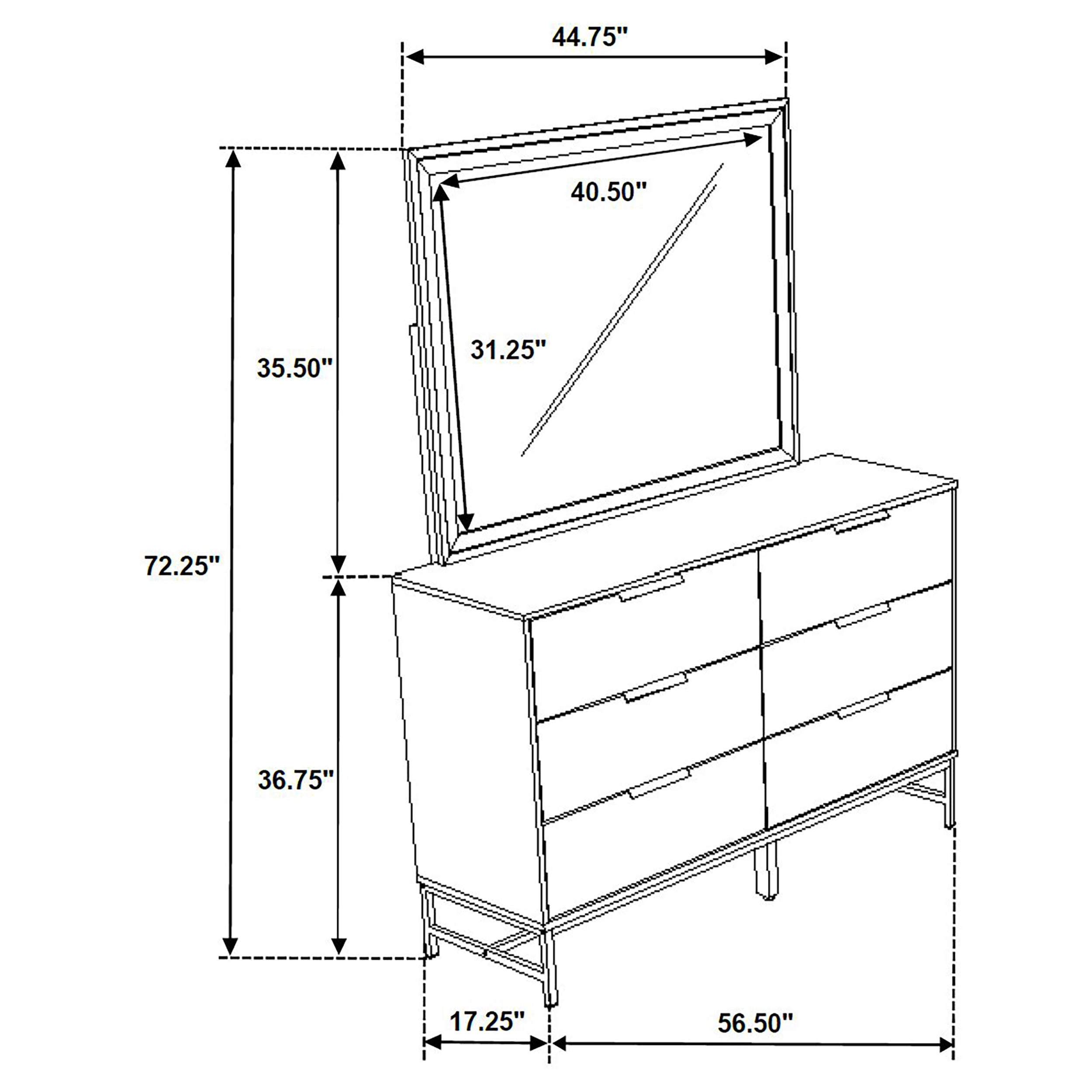 Sonora Dresser with Mirror