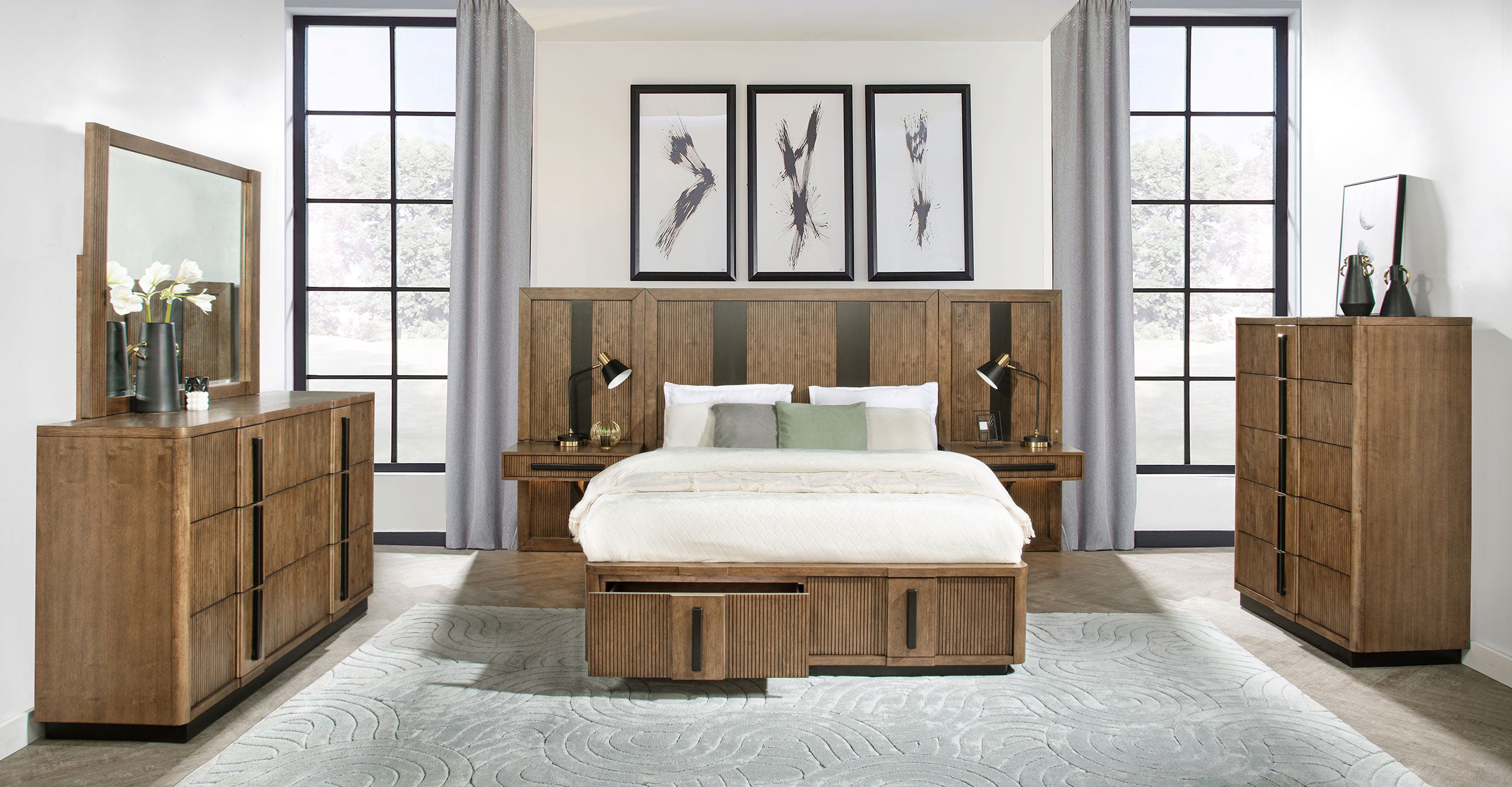 Terrace Panel Platform Storage Bed