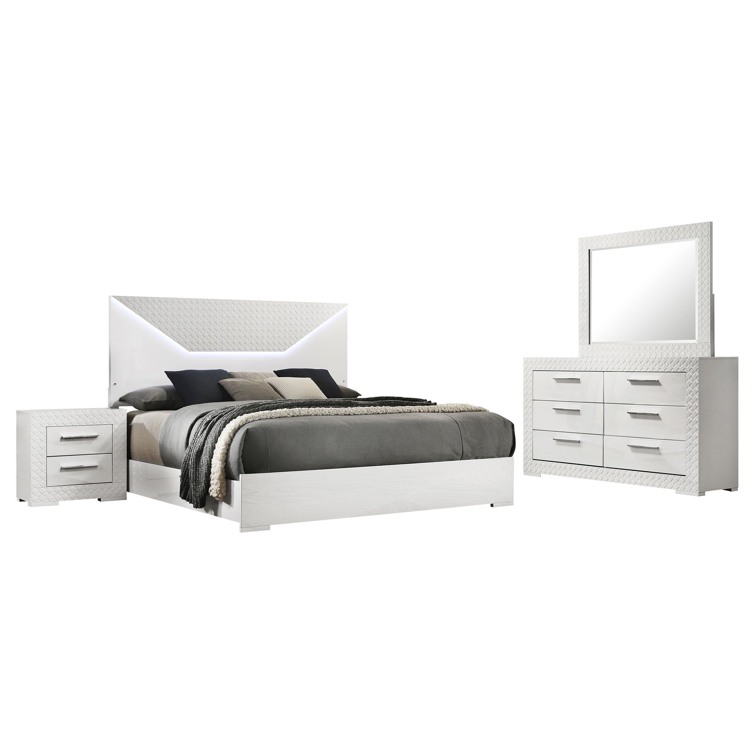 Ives Bedroom Set - Romeo & Juliet Furniture (Warren,MI)