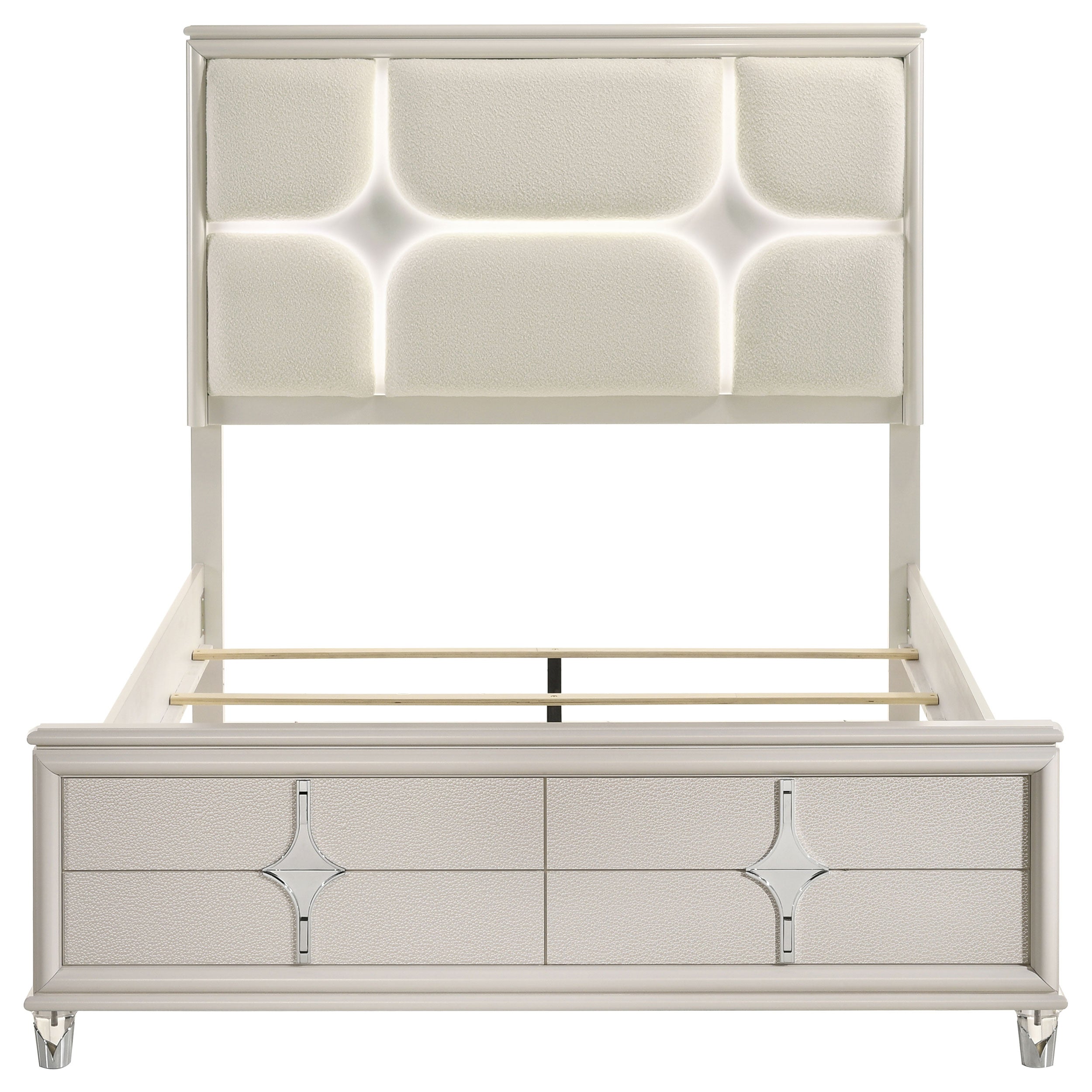 Olivia Panel Bed with LED Lighting
