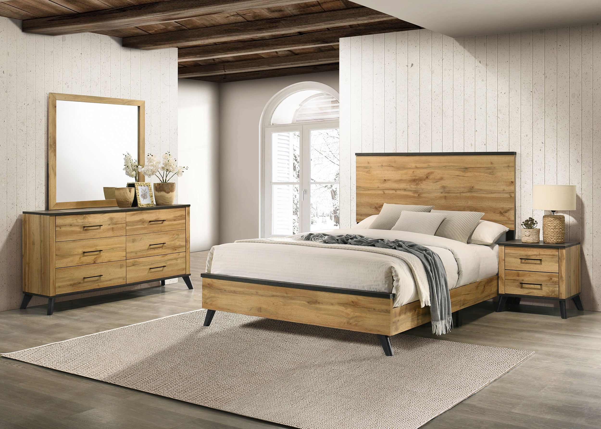 Kaywood Bedroom Set - Romeo & Juliet Furniture (Warren,MI)