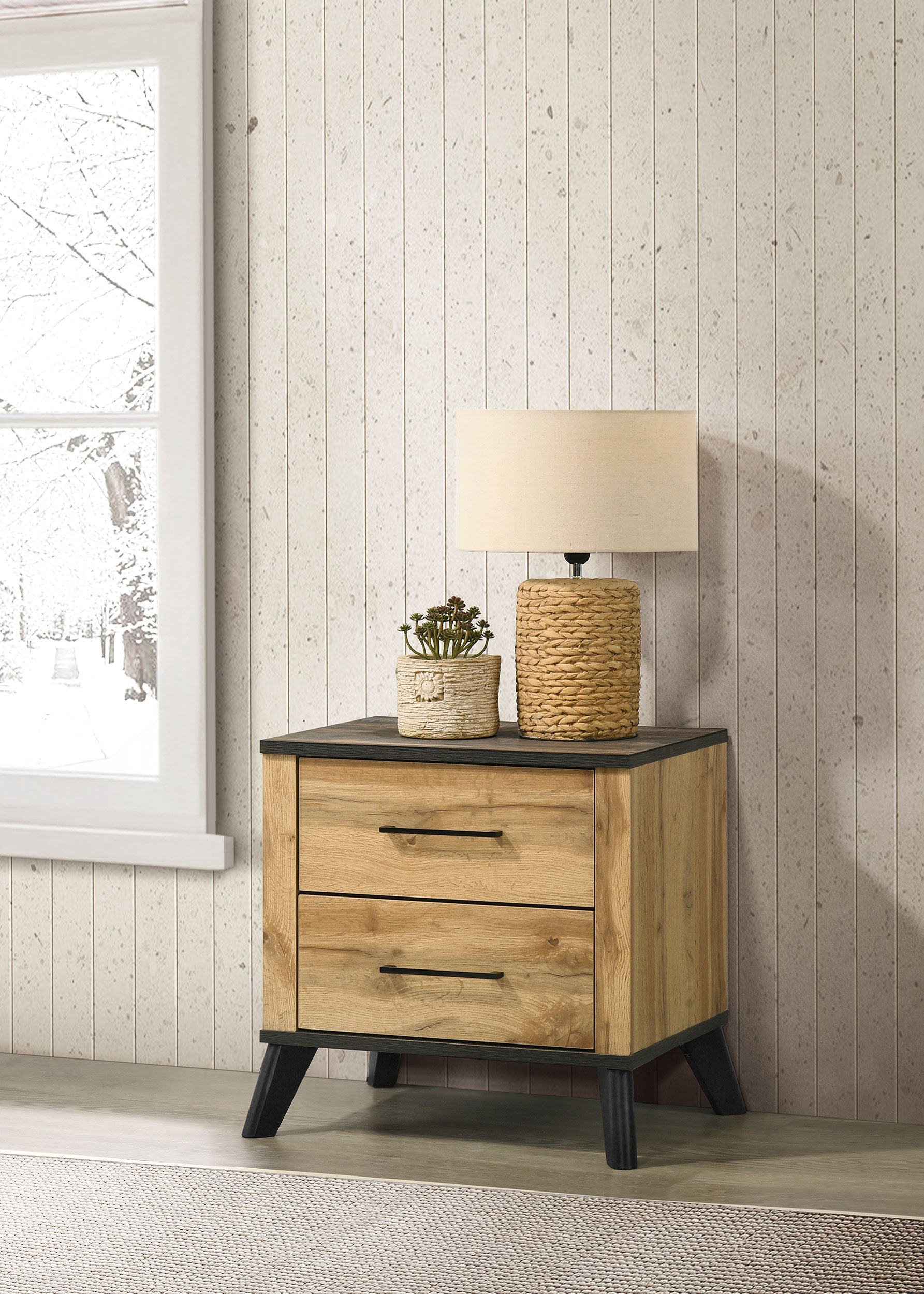 Kaywood Nightstand - Romeo & Juliet Furniture (Warren,MI)