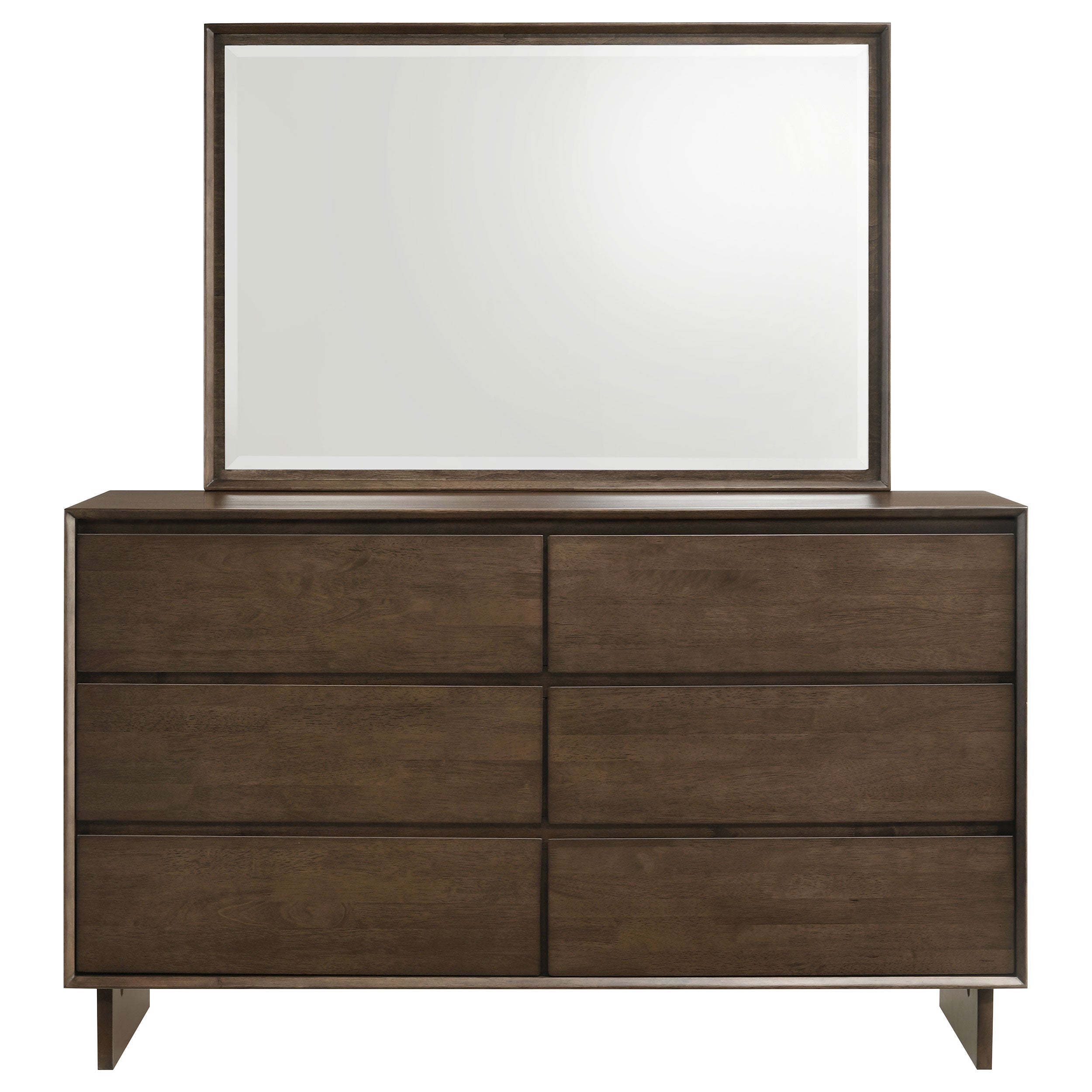 Glenwood Dresser with Mirror - Romeo & Juliet Furniture (Warren,MI)