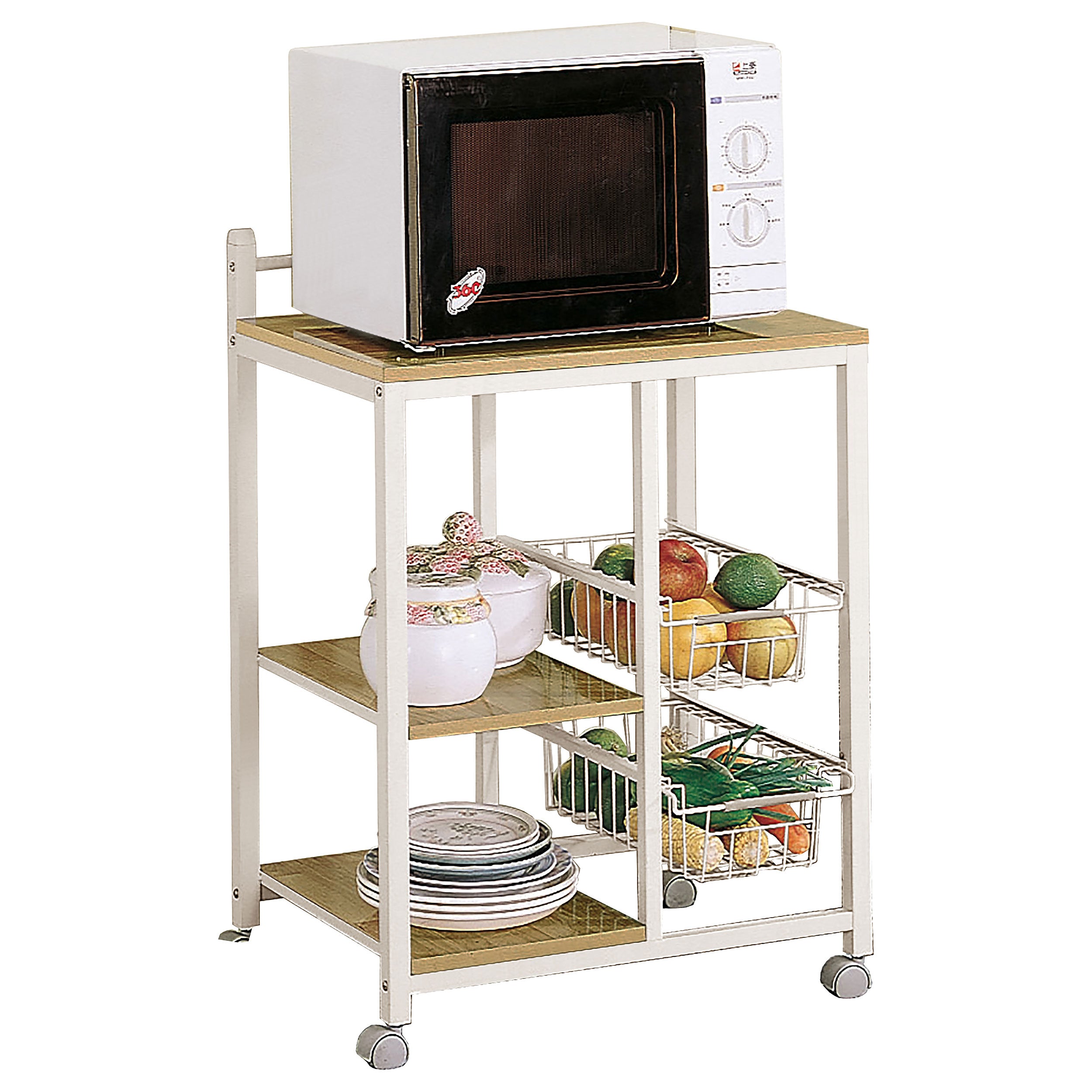 Kelvin Kitchen Cart - Romeo & Juliet Furniture (Warren,MI)
