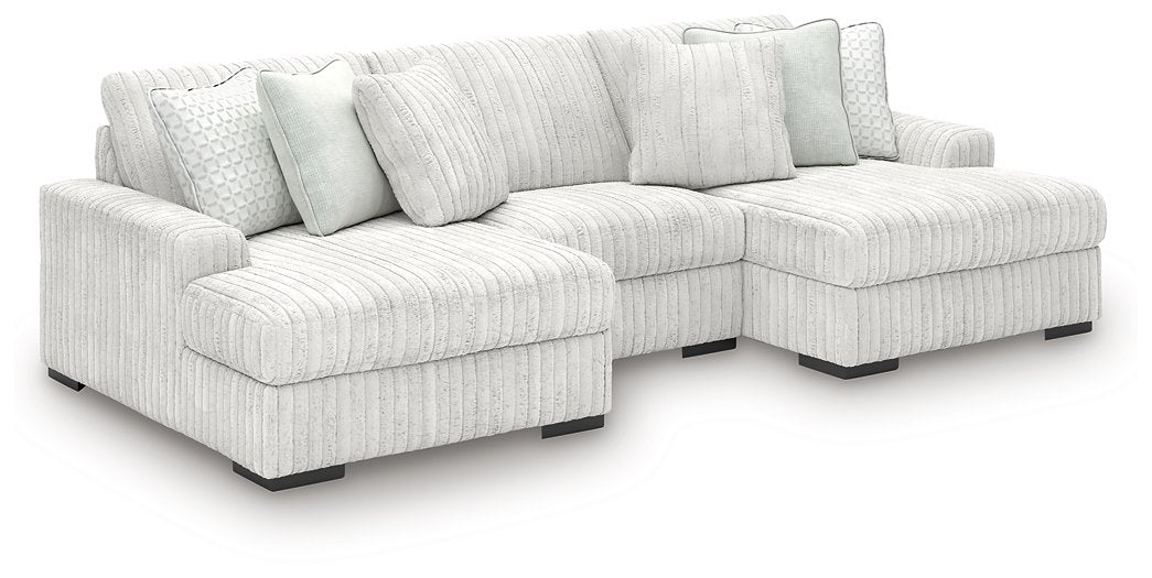 Stupendous Sectional with Double Chaise - Romeo & Juliet Furniture (Warren,MI)