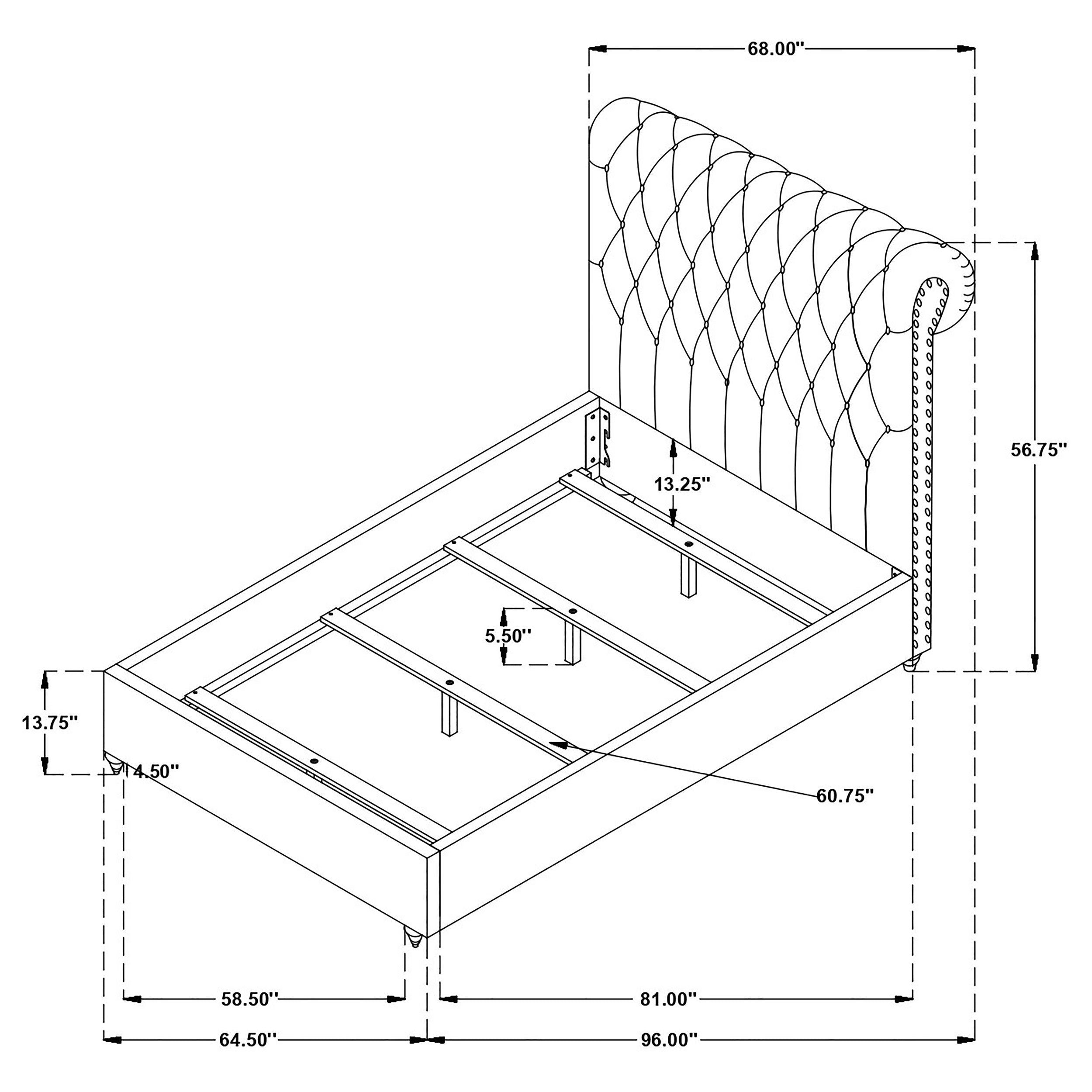 Devon Panel Bed - Romeo & Juliet Furniture (Warren,MI)