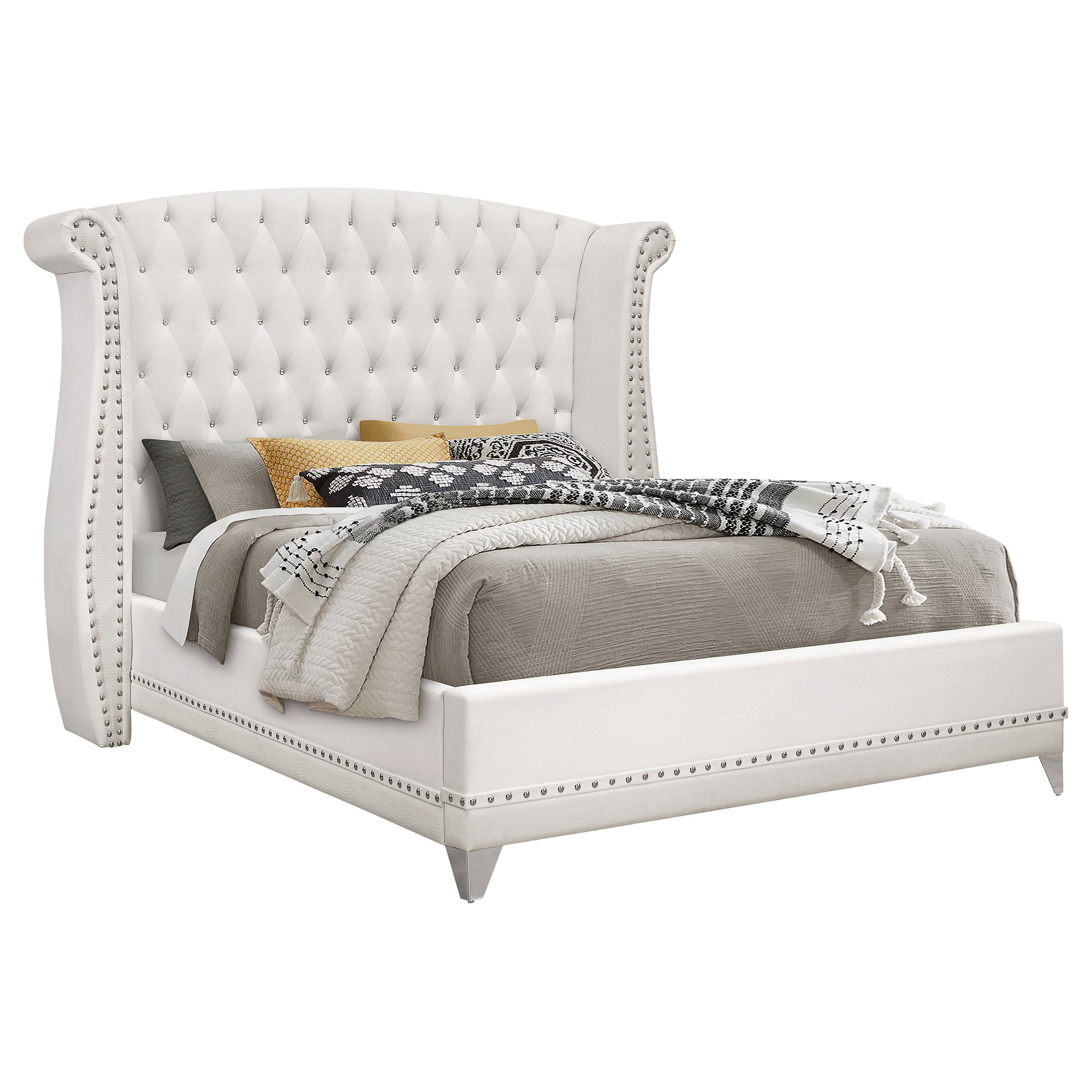 Barzini Wingback Platform Bed