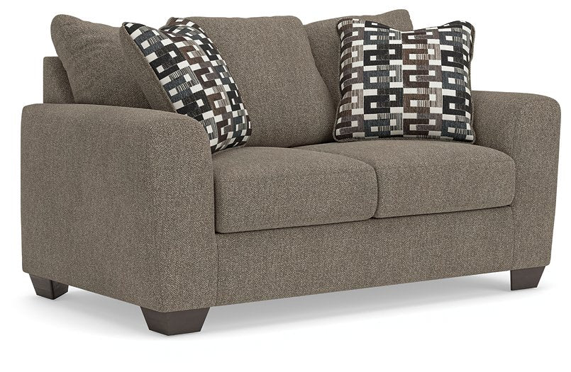 Triston-Peaks Loveseat - Romeo & Juliet Furniture (Warren,MI)