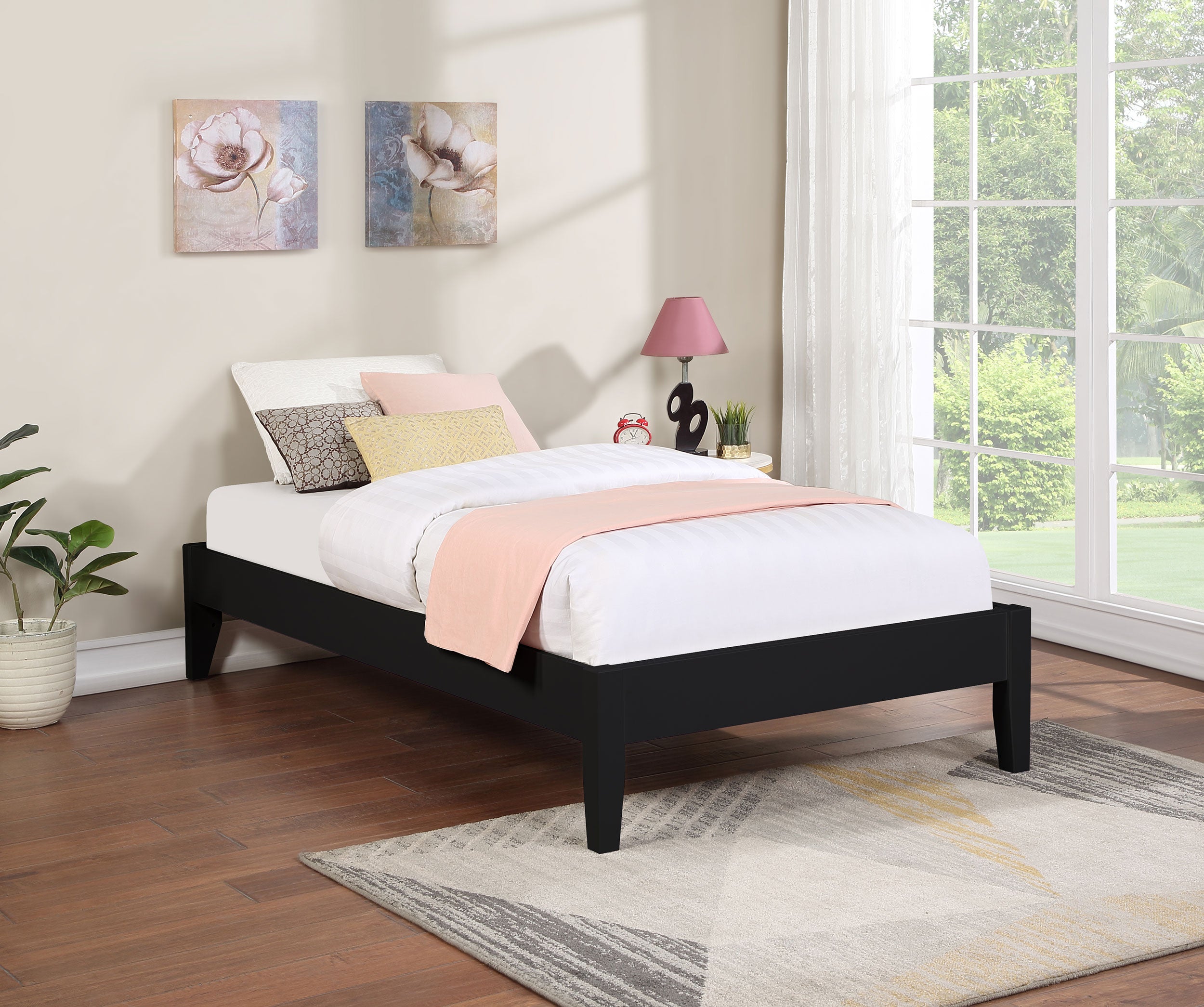 Hounslow Platform Bed Base - Romeo & Juliet Furniture (Warren,MI)