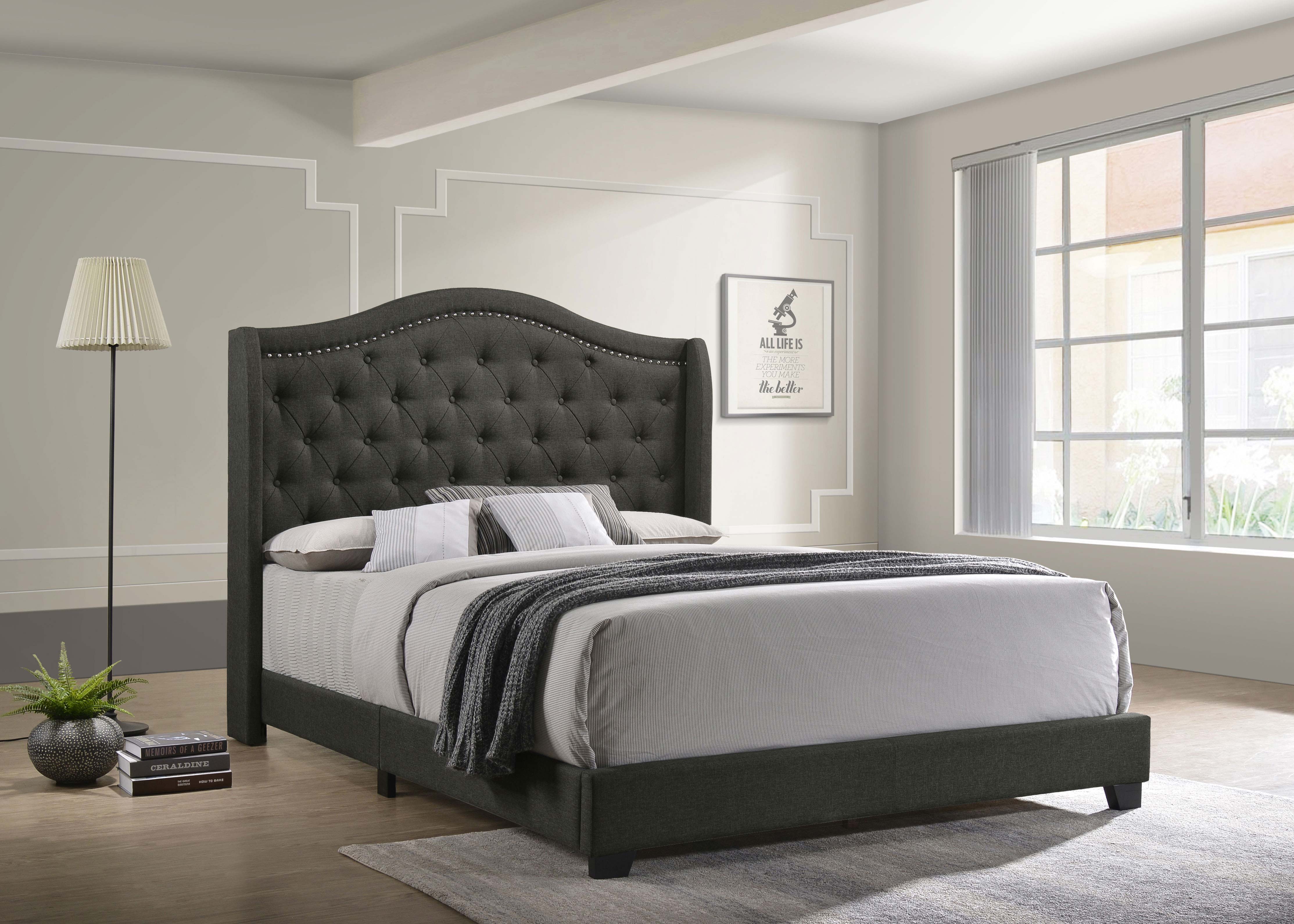 Sonoma Wingback Bed - Romeo & Juliet Furniture (Warren,MI)