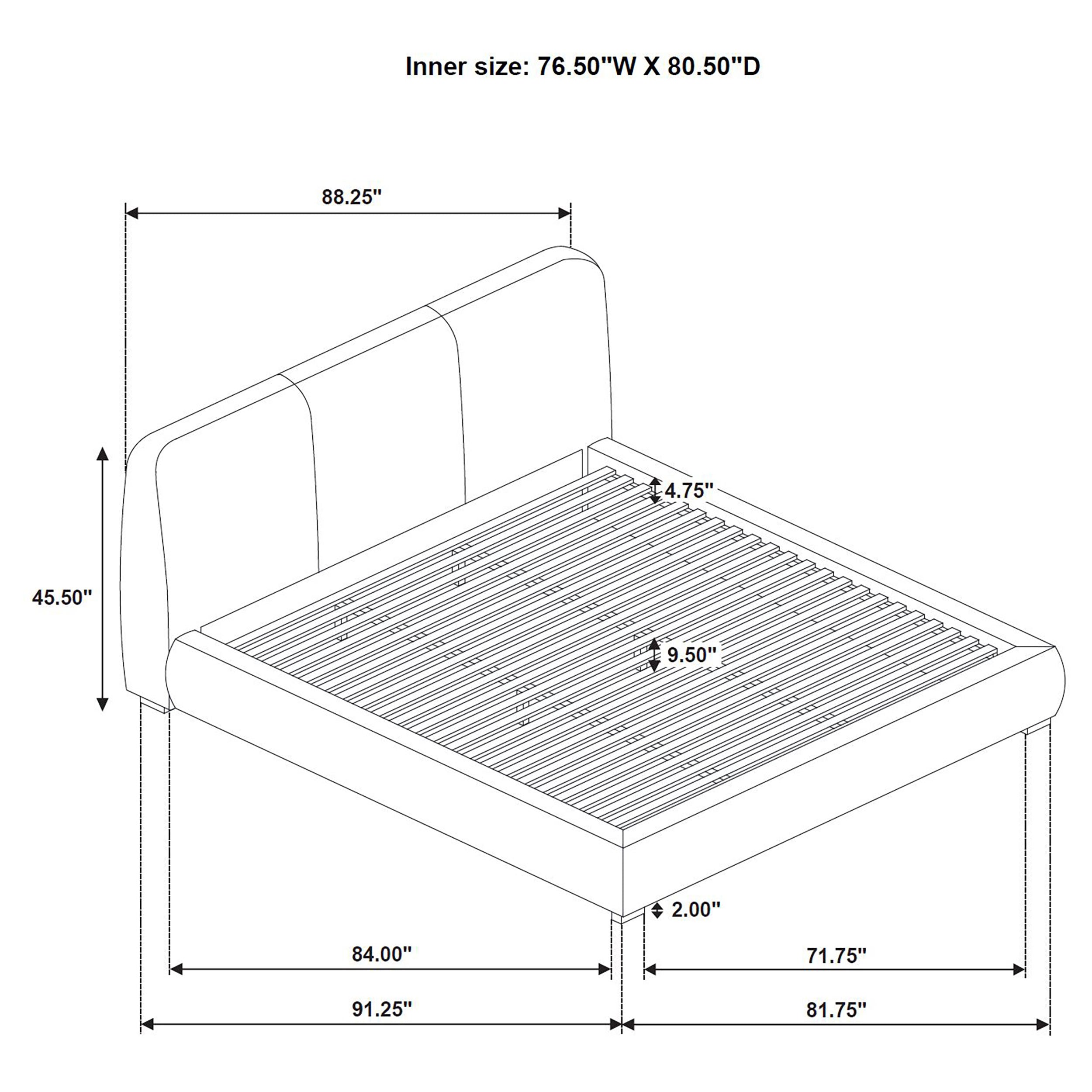 Mokena Panel Platform Bed - Romeo & Juliet Furniture (Warren,MI)