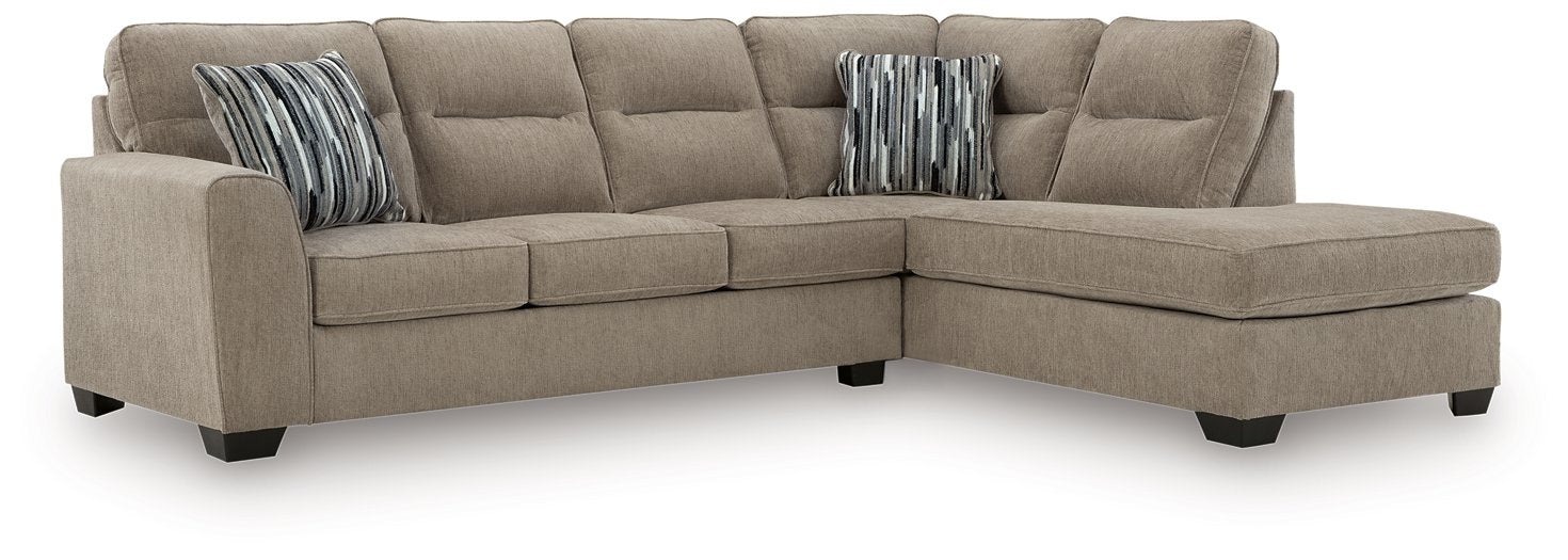 Olten Sectional with Chaise - Romeo & Juliet Furniture (Warren,MI)