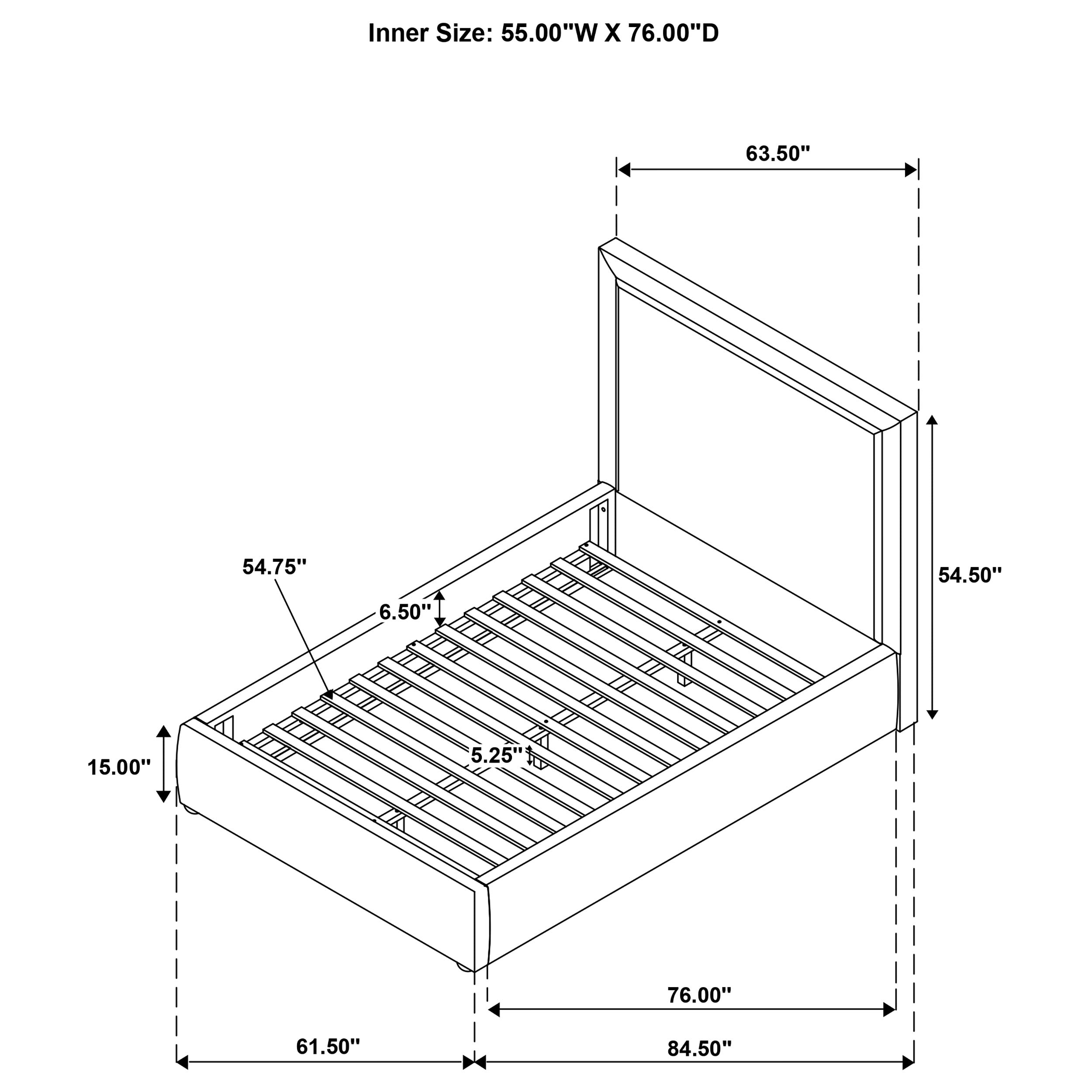 Lawson Panel Platform Bed - Romeo & Juliet Furniture (Warren,MI)