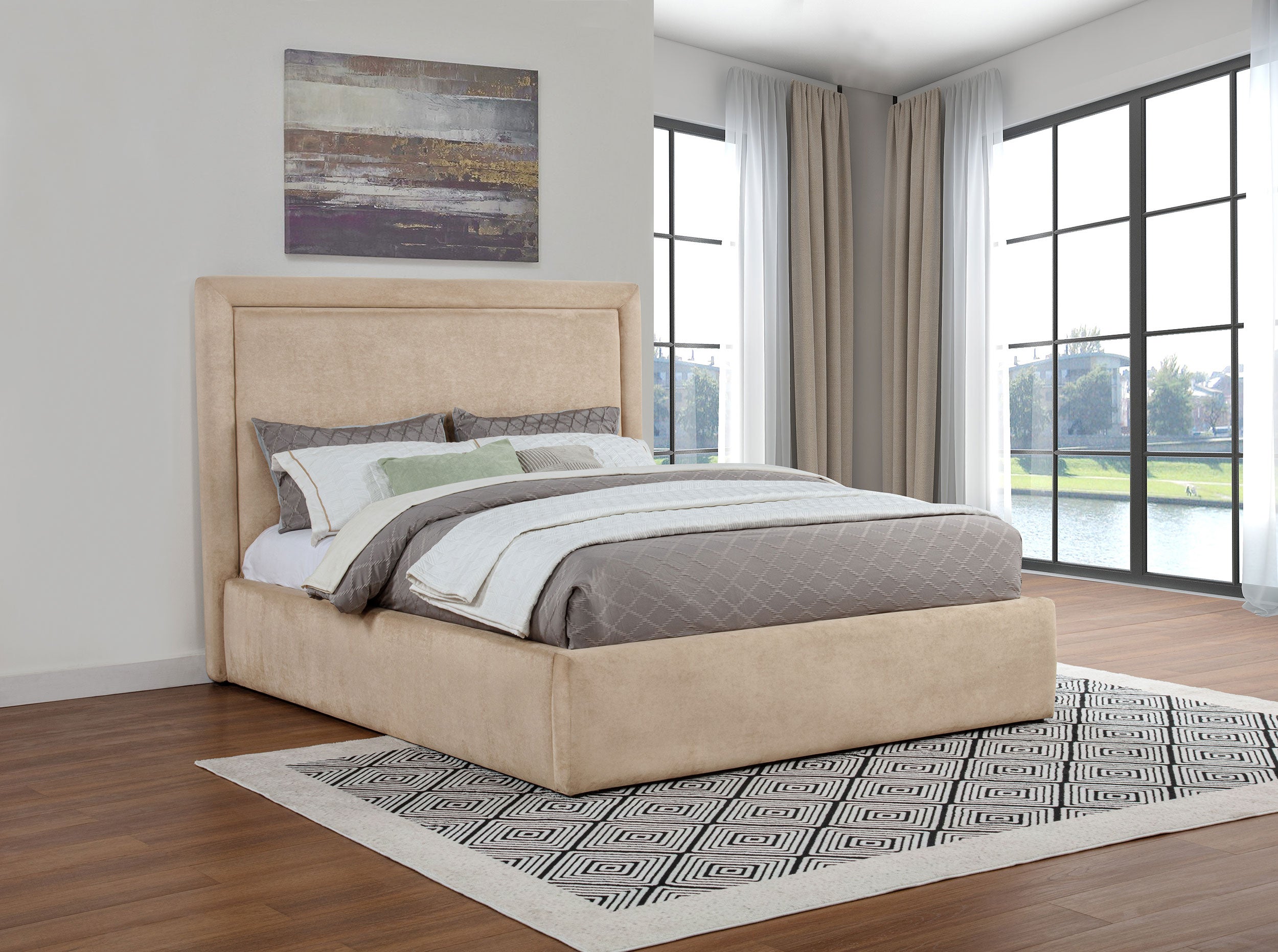 Lawson Panel Platform Bed - Romeo & Juliet Furniture (Warren,MI)