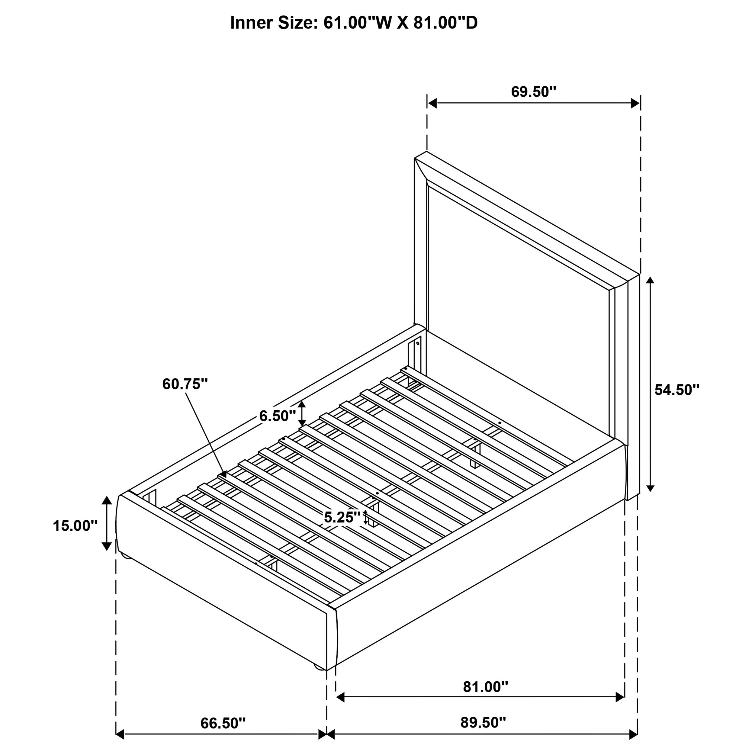 Lawson Panel Platform Bed - Romeo & Juliet Furniture (Warren,MI)