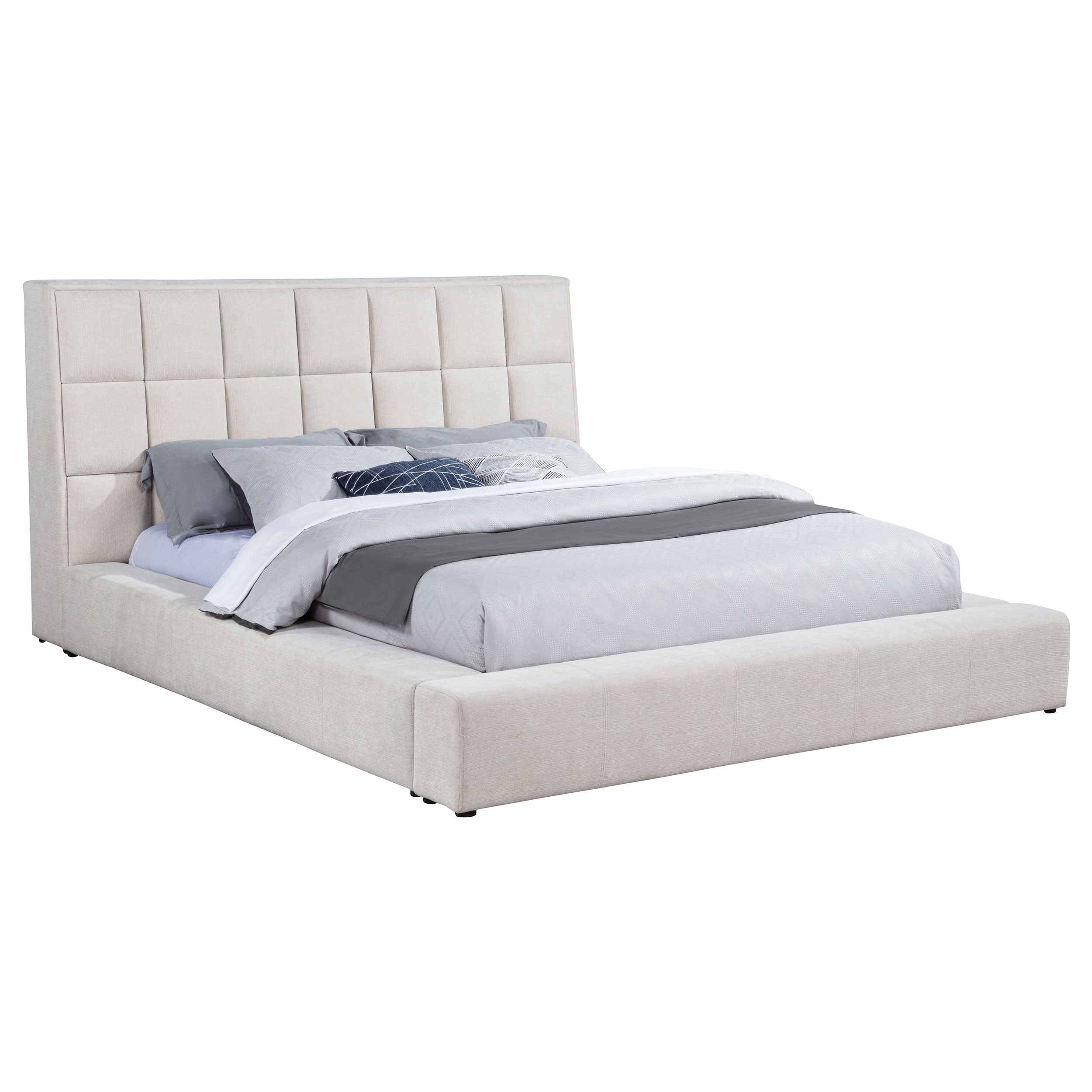 Dreux Panel Platform Bed - Romeo & Juliet Furniture (Warren,MI)