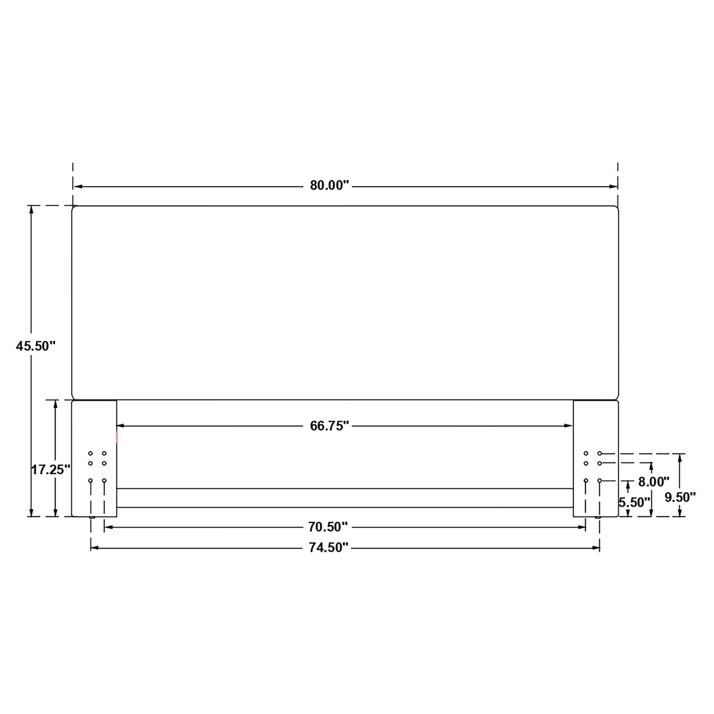 Kosmo Eastern / California King Headboard - Romeo & Juliet Furniture (Warren,MI)