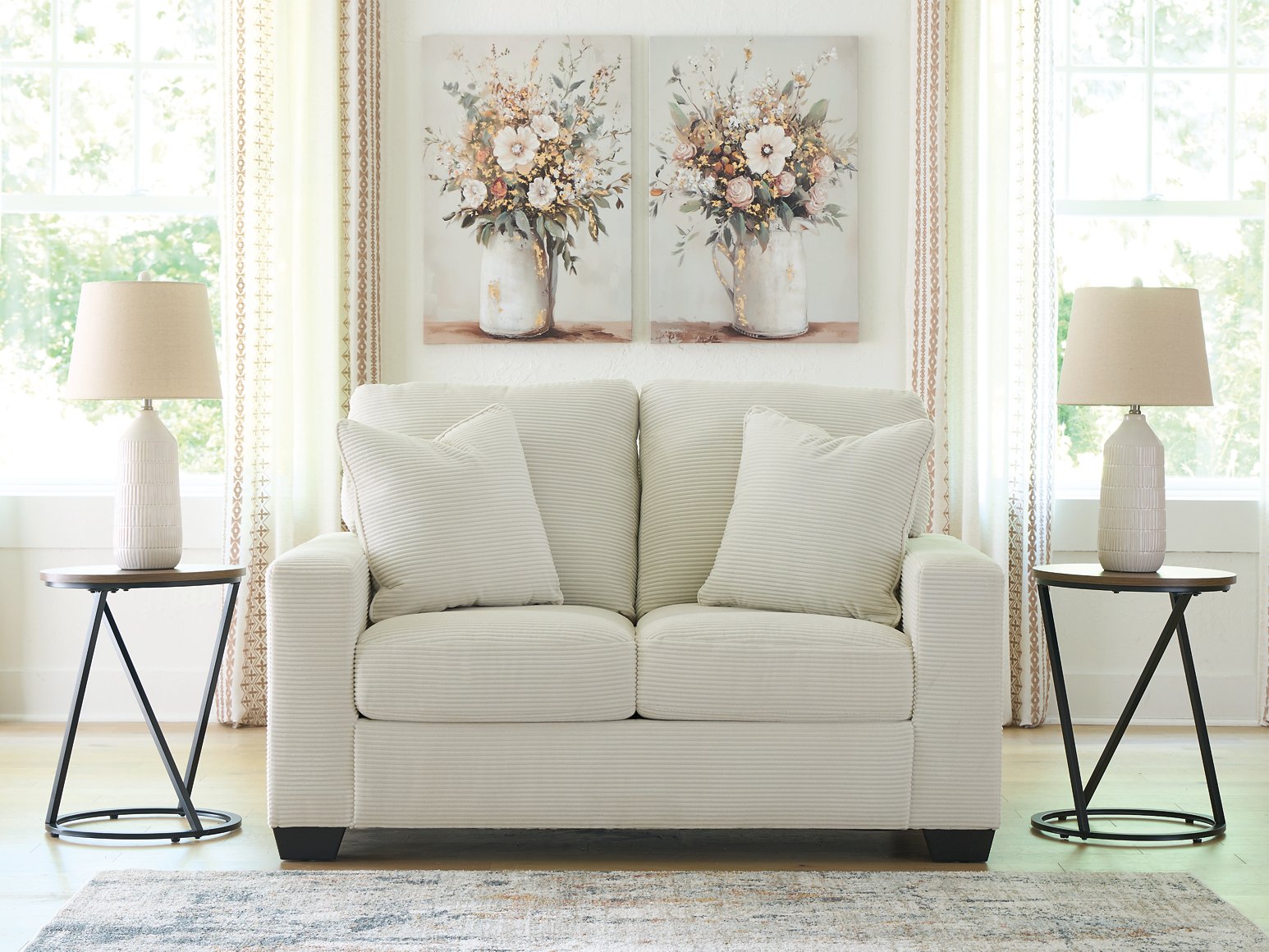 Greenbriar Loveseat - Romeo & Juliet Furniture (Warren,MI)