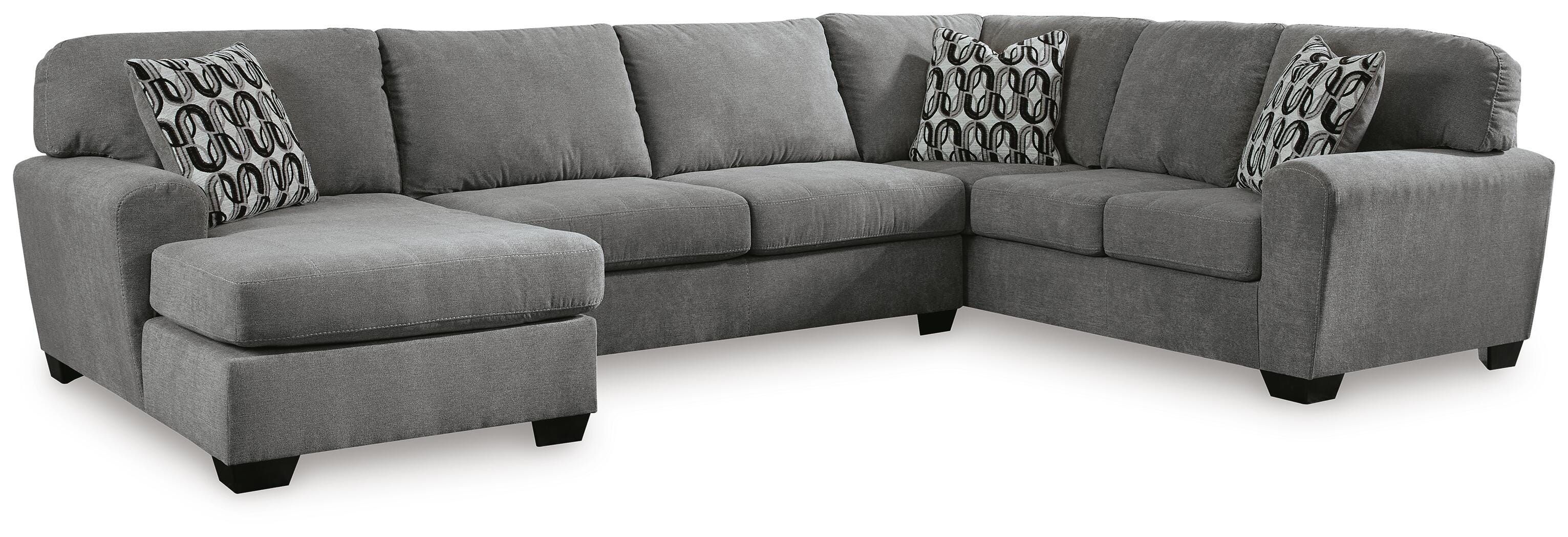 Birkdale Court Sectional with Chaise - Romeo & Juliet Furniture (Warren,MI)