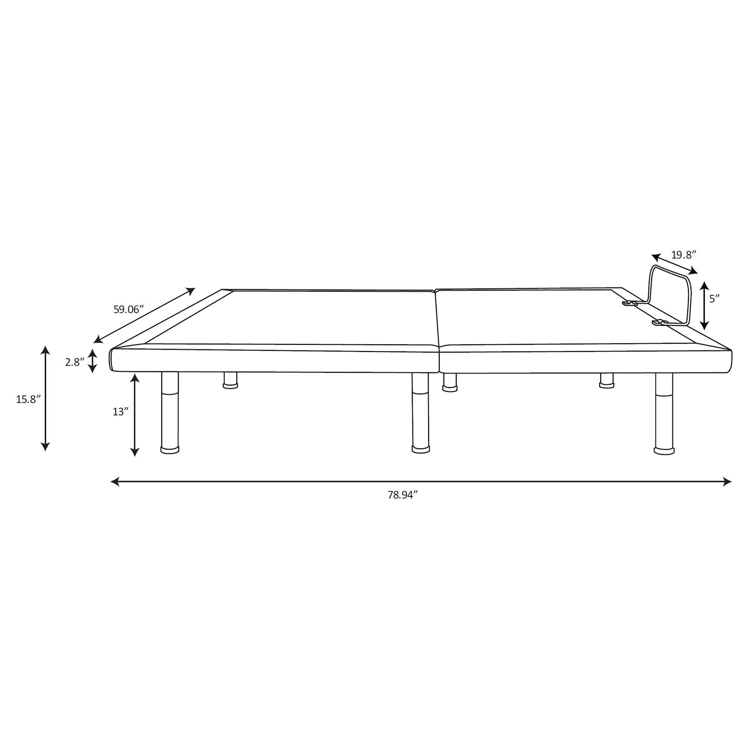 Clara Adjustable Bed Base - Romeo & Juliet Furniture (Warren,MI)