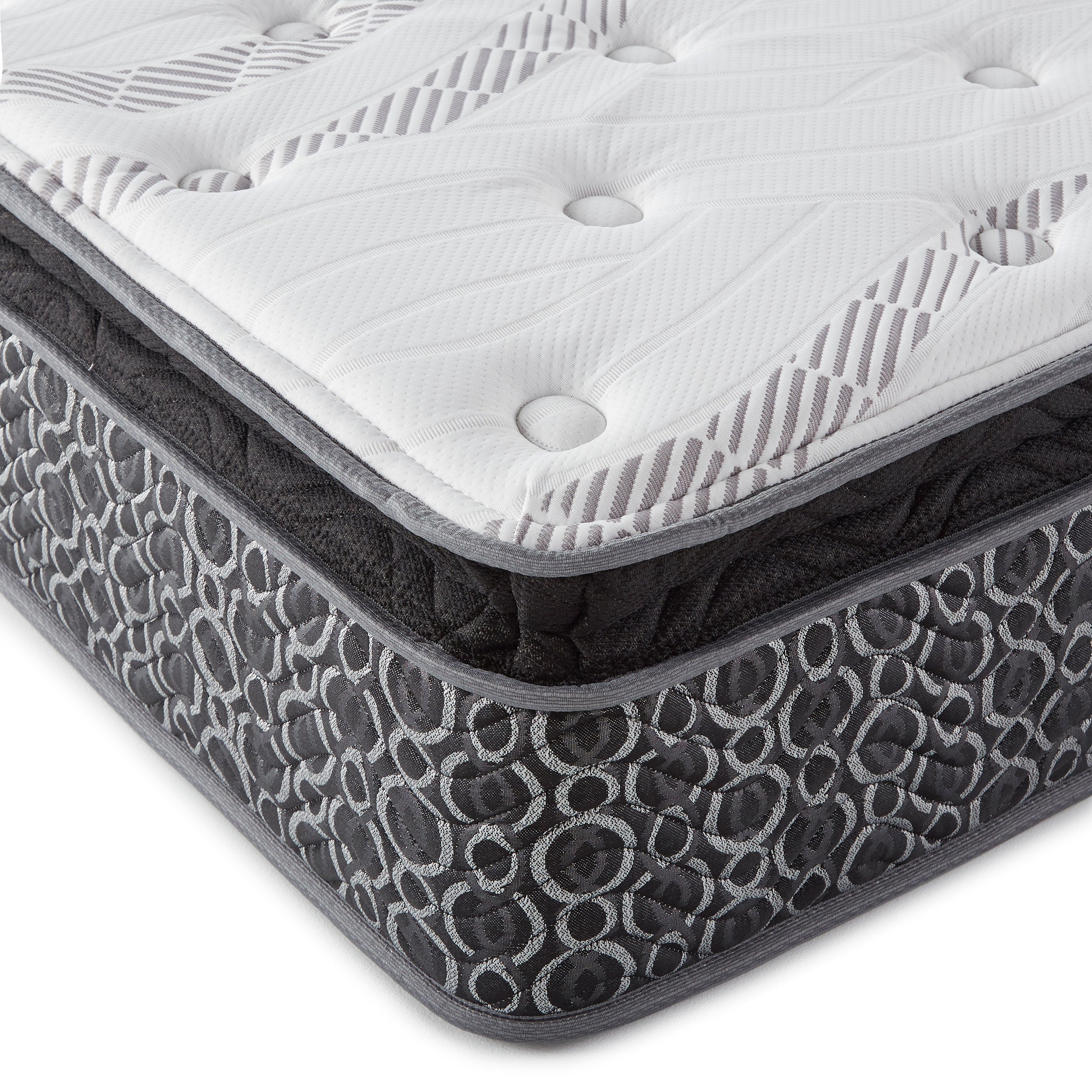 Hayes Medium Plush Pillow Top Hybrid Mattress
